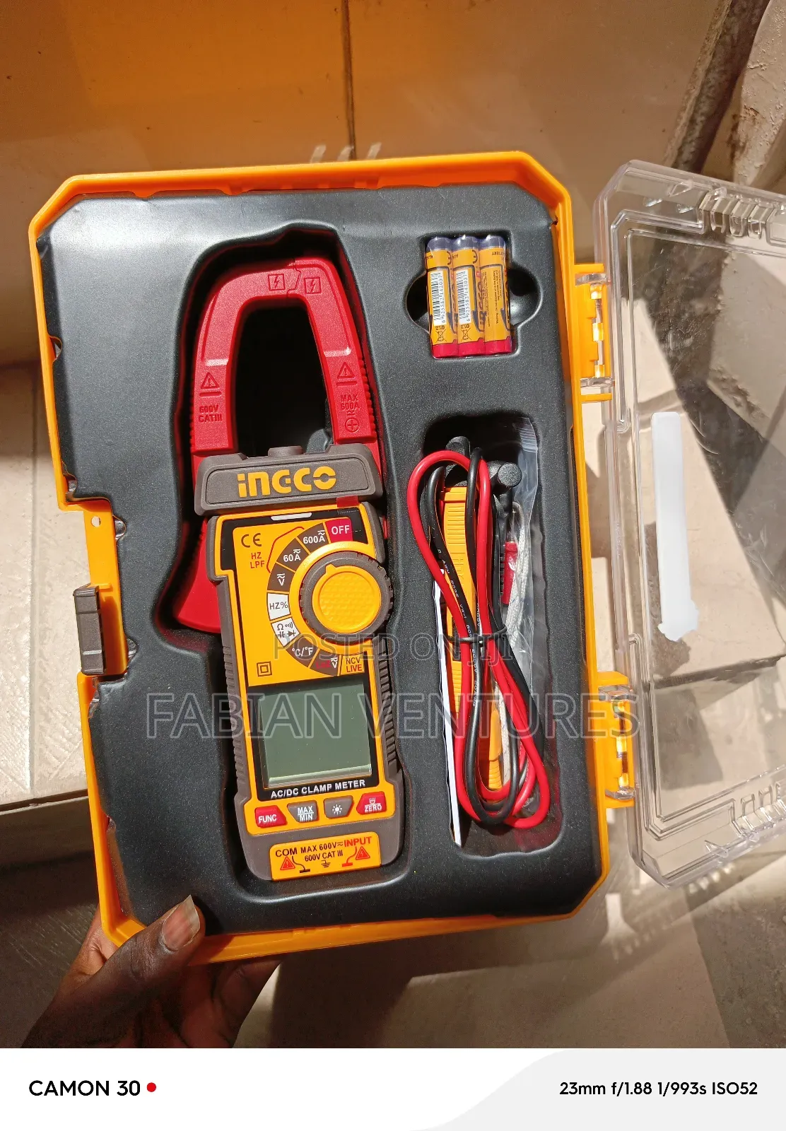 Digital Clamp Meter Ac/Dc Inc-Co