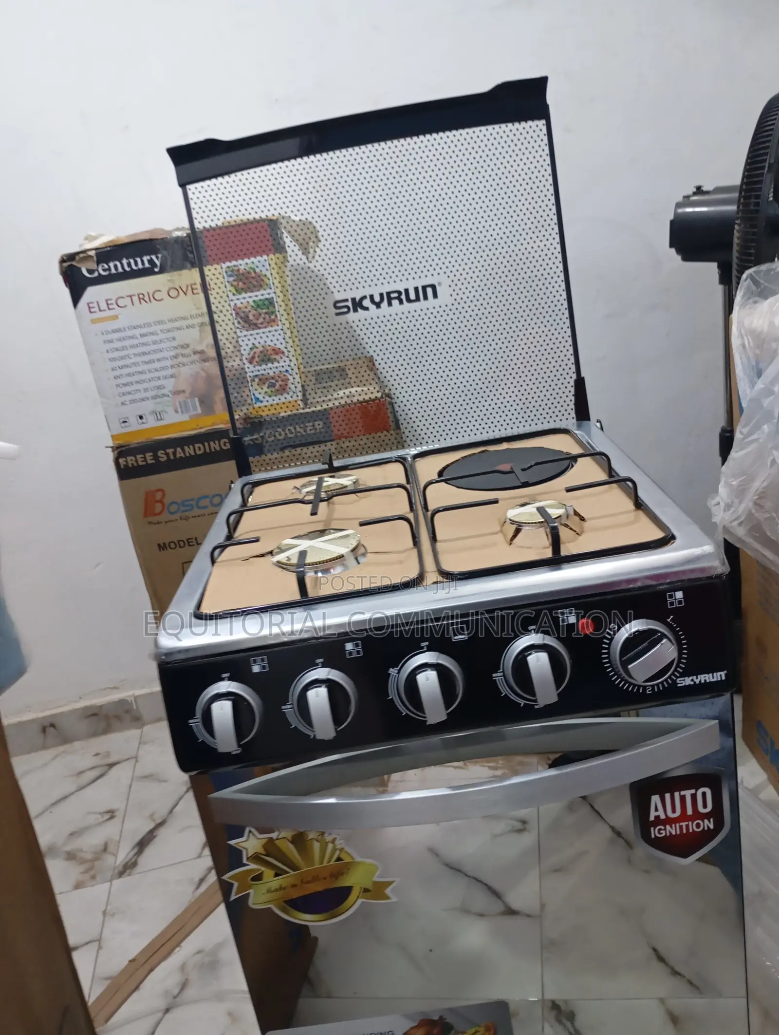 Sleek Skyrun 3+1 Gas Cooker GCS-3g1e/X