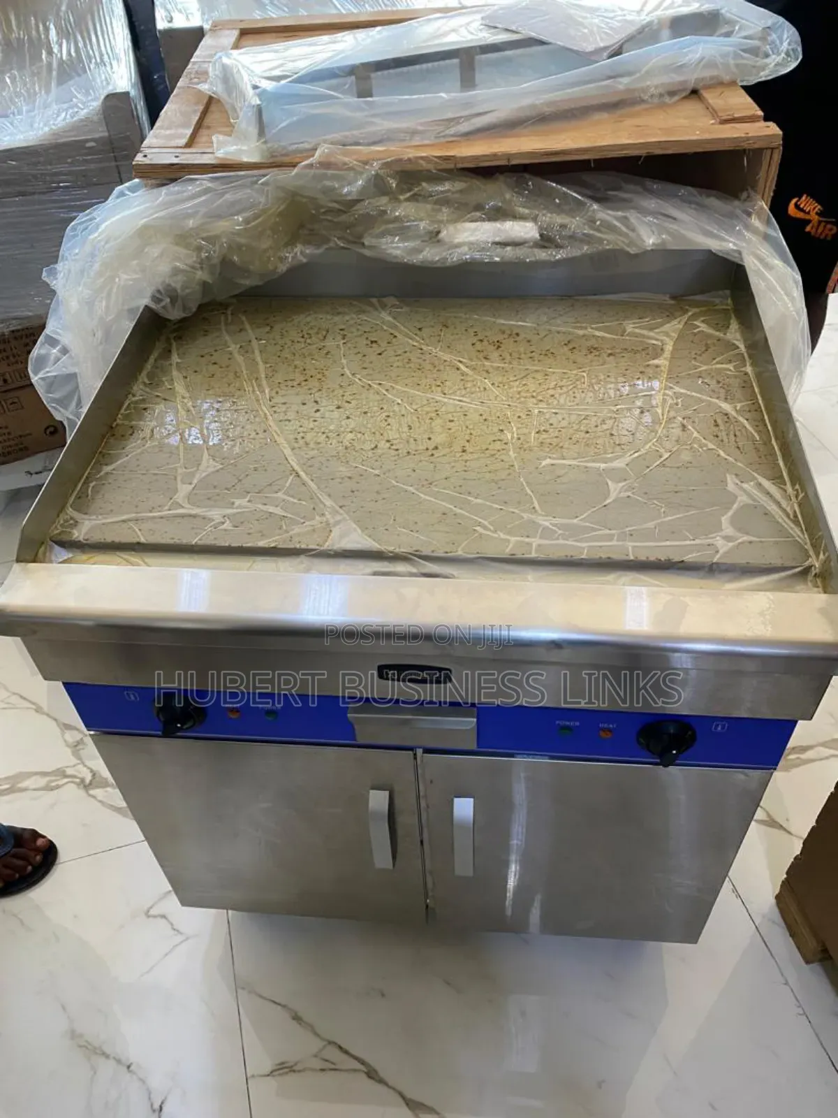 Electric Griddle Standing