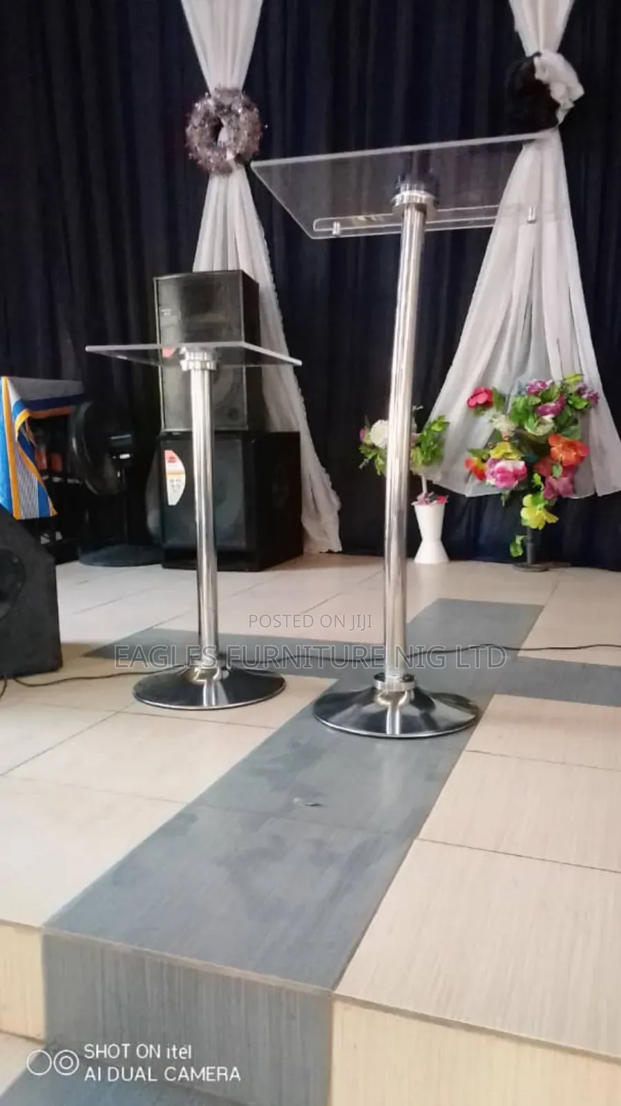 Luxury Unbreakable Acrylic Church Pulpit