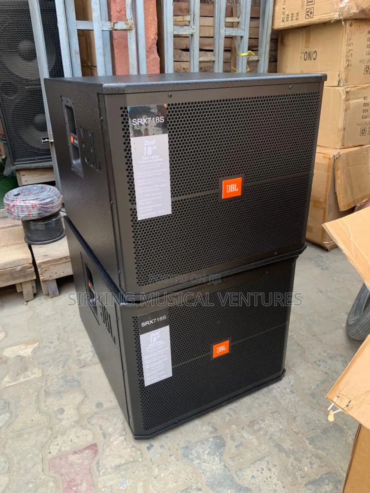 Jbl Subwoofer Srx718 Pure Acoustic