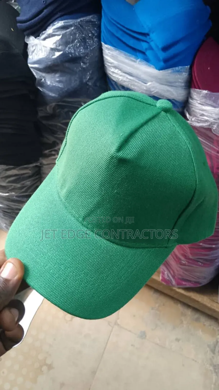 Green Face Cap