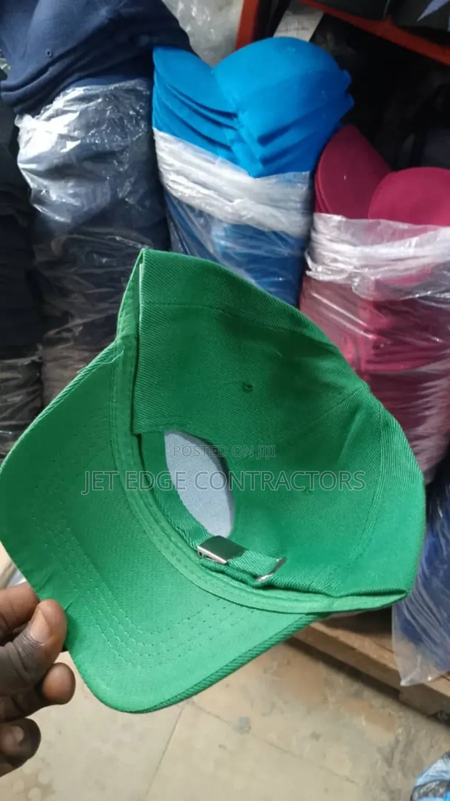 Green Face Cap