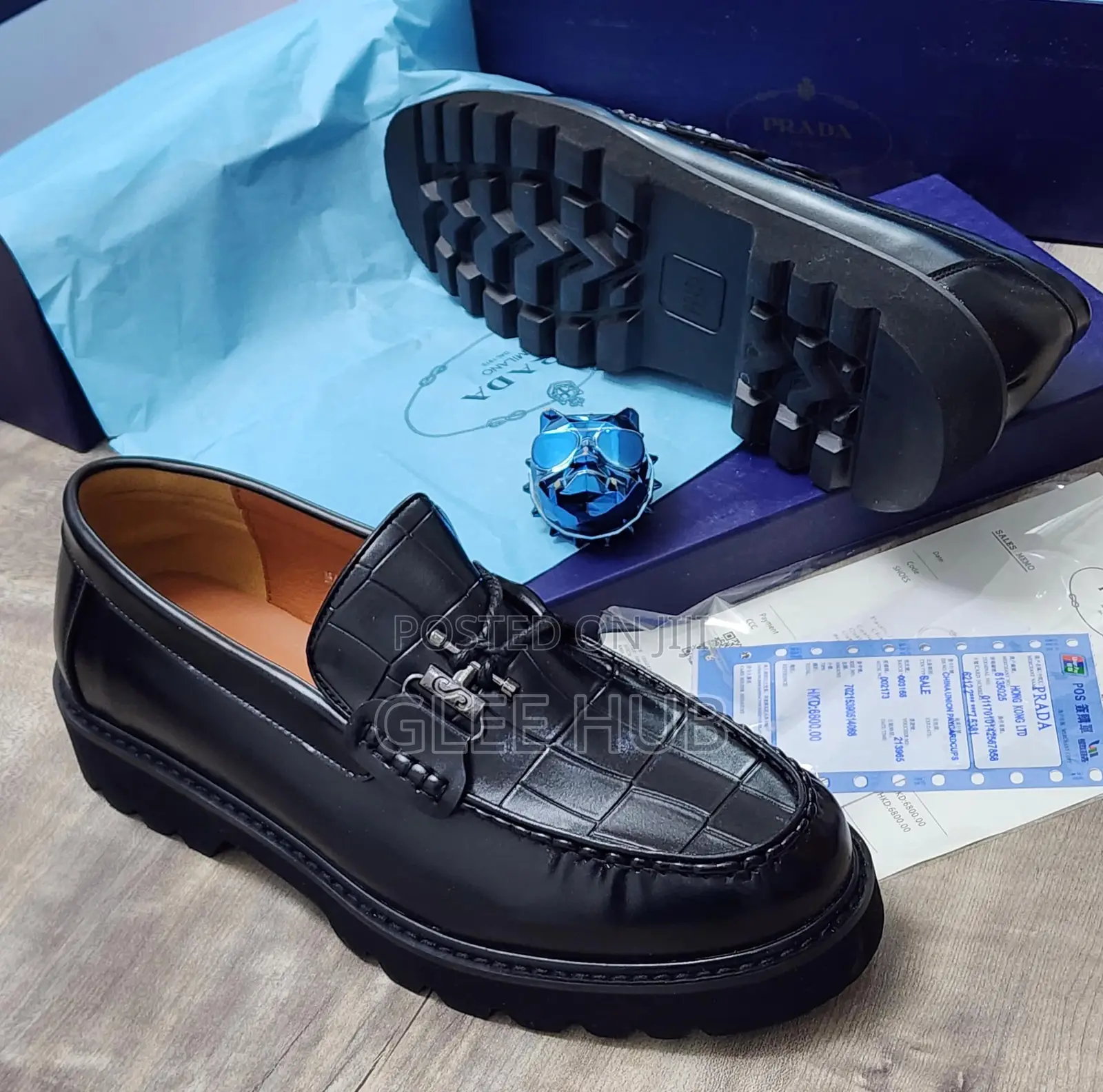 Prada Matte Leather Shoes