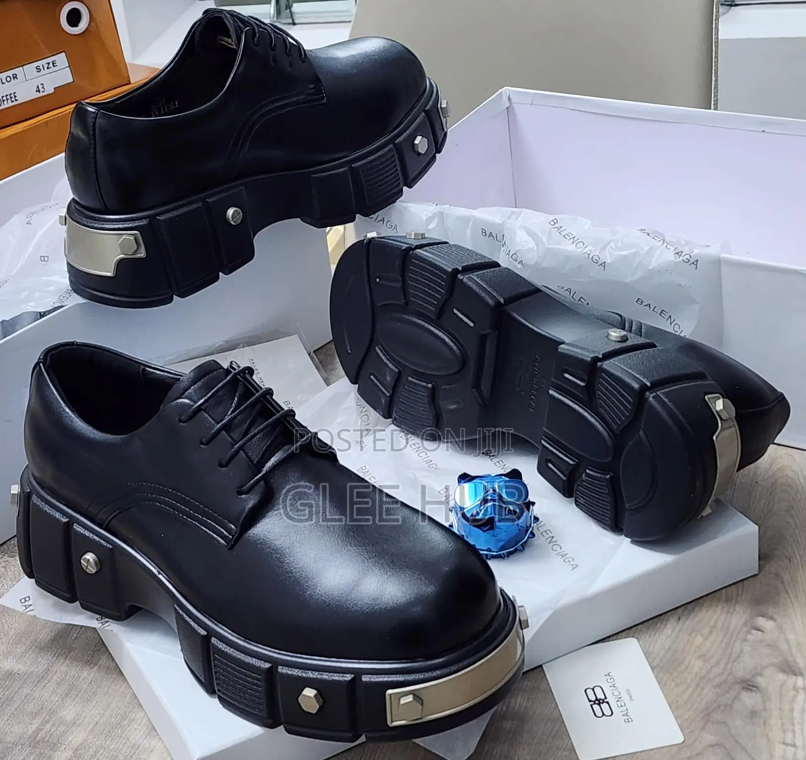 Bold Matte Leather Shoes