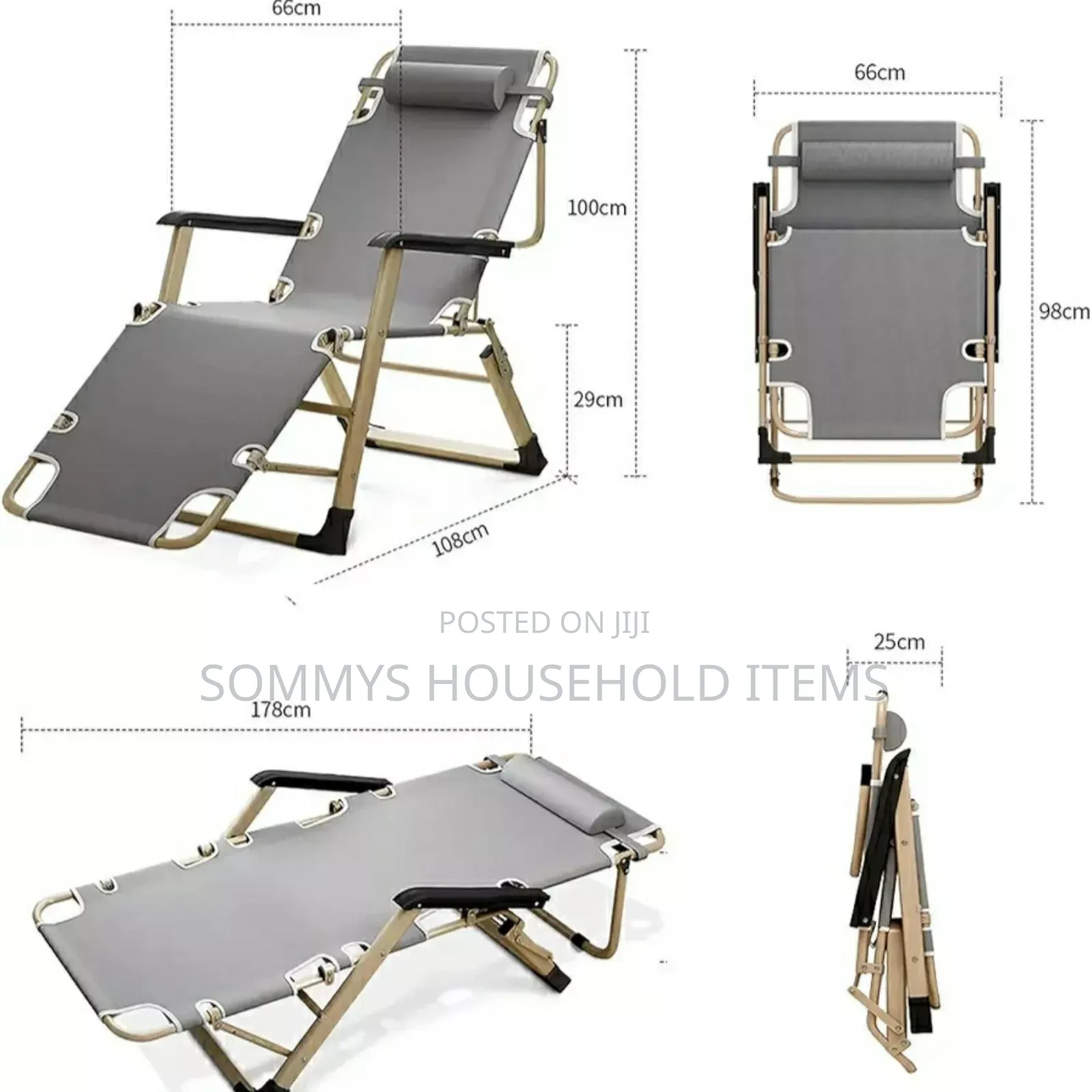 Recliner Chair / Foldable Chair Bed