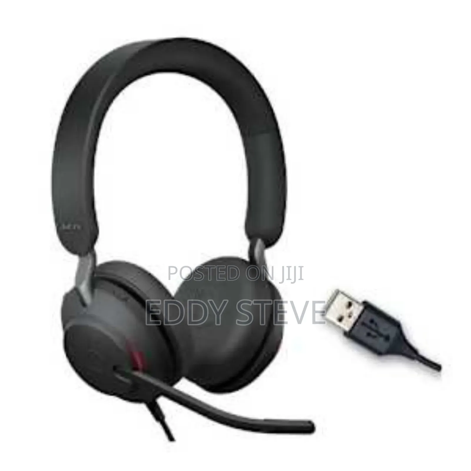 London Used Jabra Evolve2 40 Se Wired Headset Black