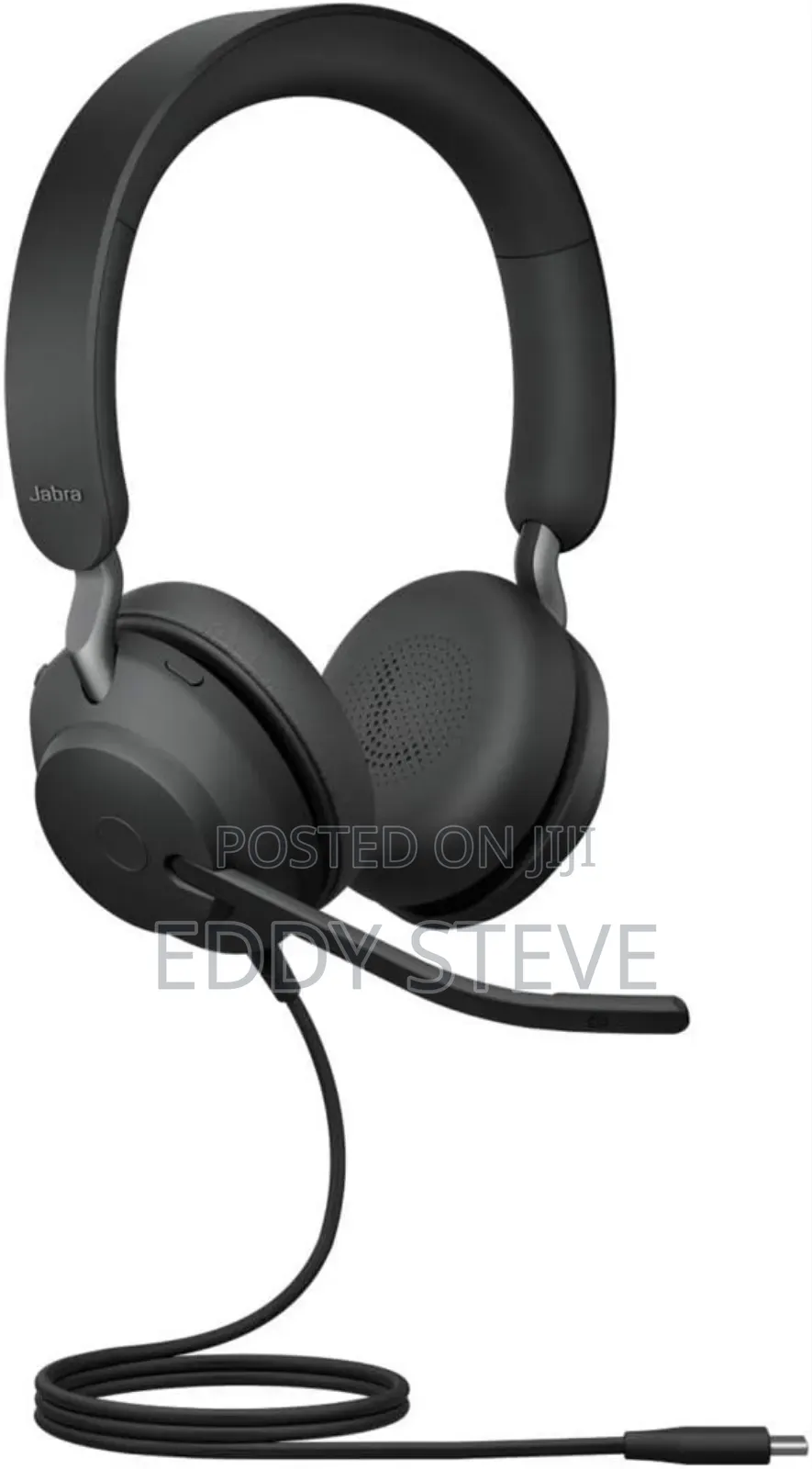 London Used Jabra Evolve2 40 Se Wired Headset Black