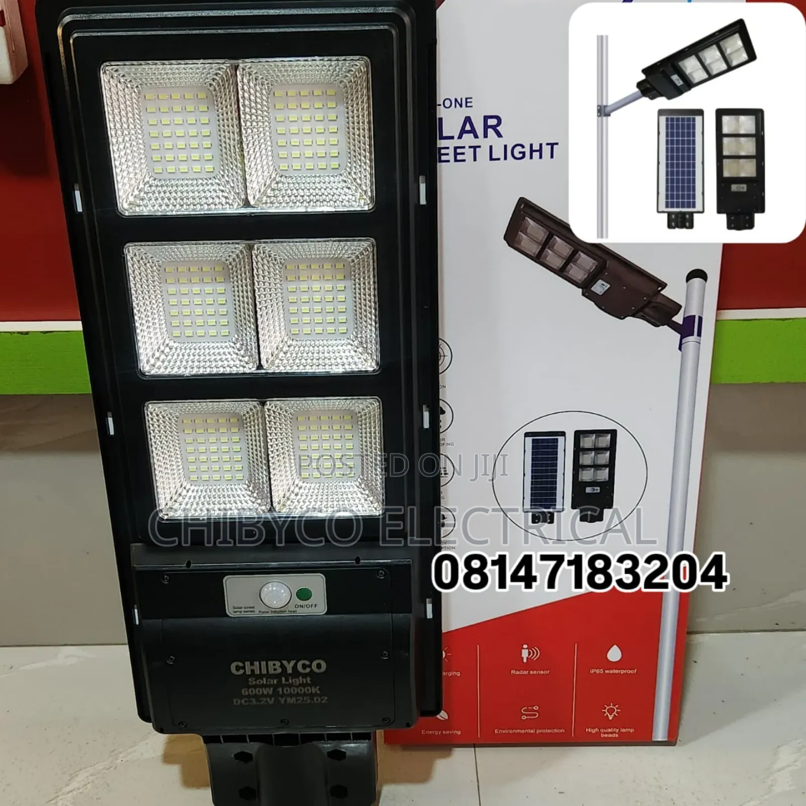 600w Solar Streetlight