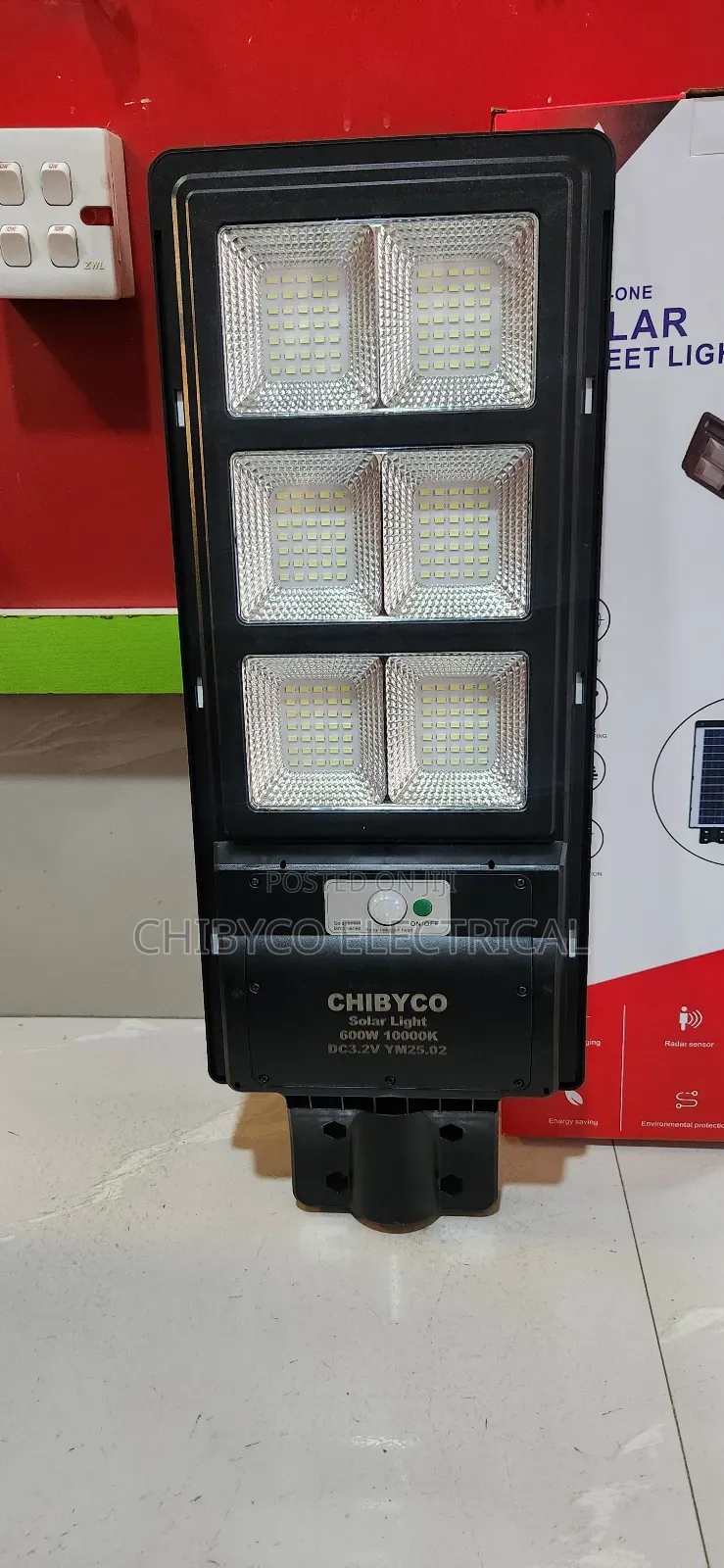 600w Solar Streetlight