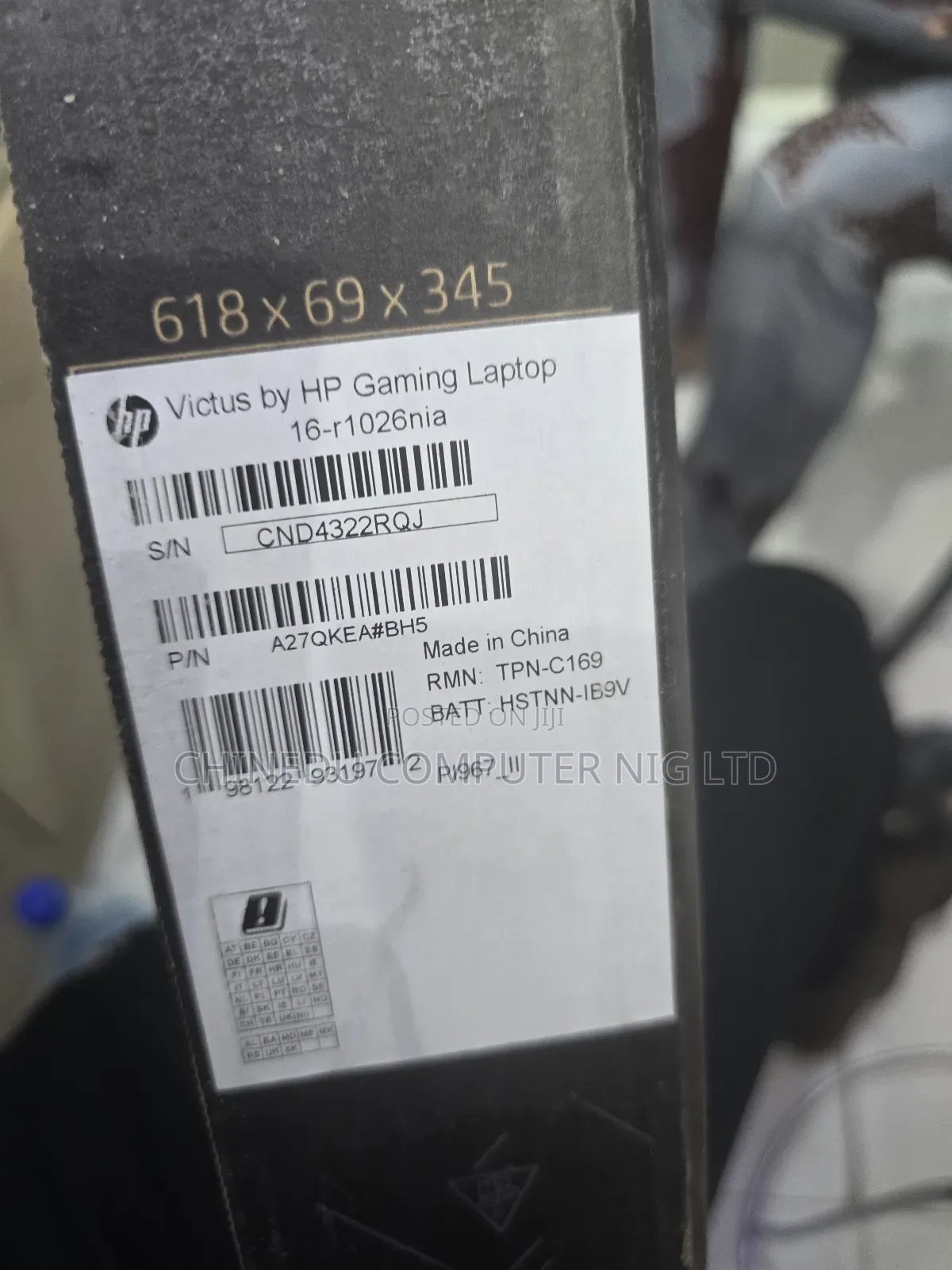 New Laptop HP Victus 16 16GB Intel Core i7 SSD 1T