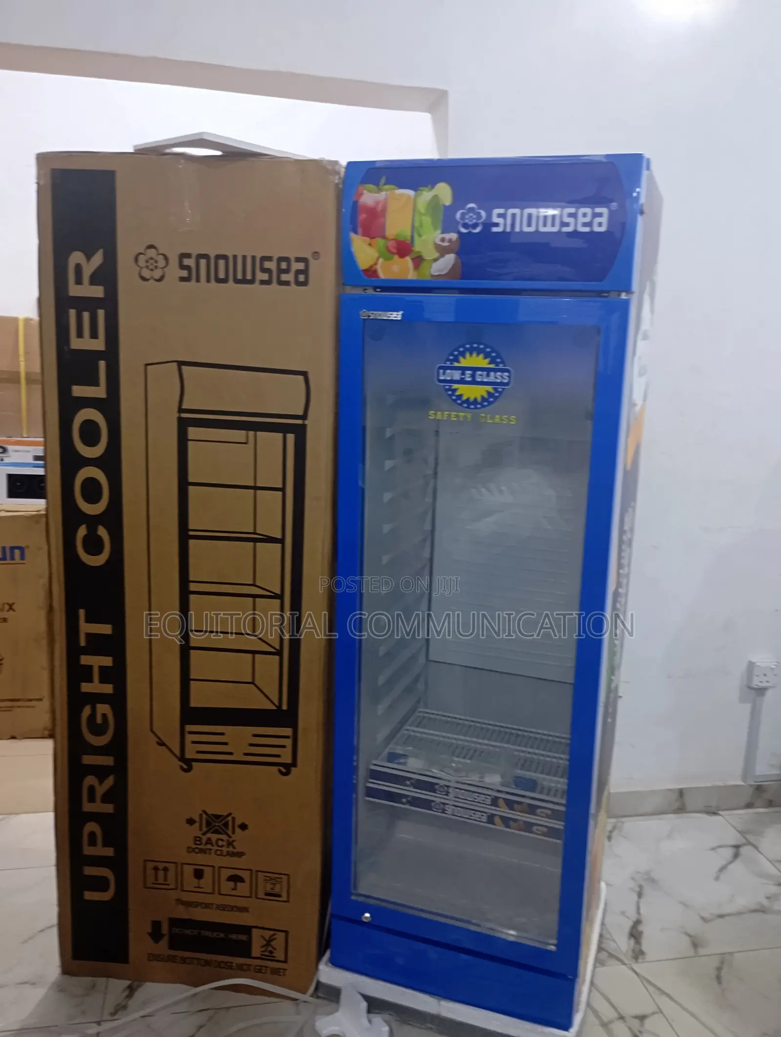 Snowsea Transparent Glass Single Door Chiller Lc-300w