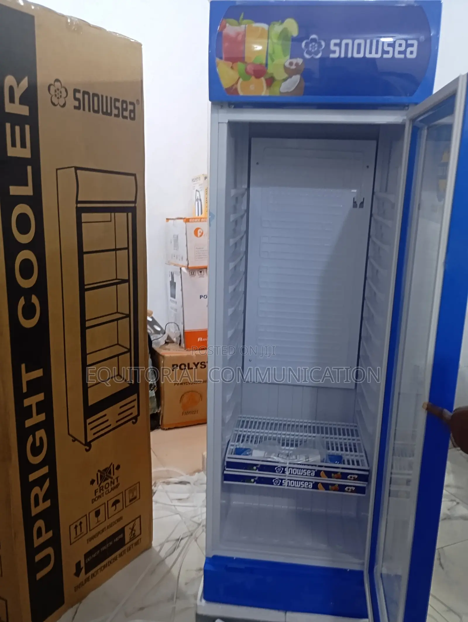 Snowsea Transparent Glass Single Door Chiller Lc-300w
