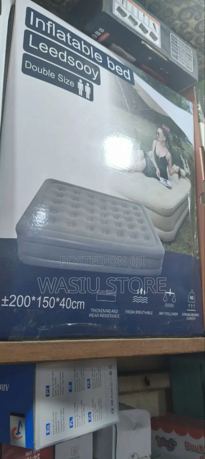 200*150*40cm Inflatable Air Bed Double Size ( 6 by 5)