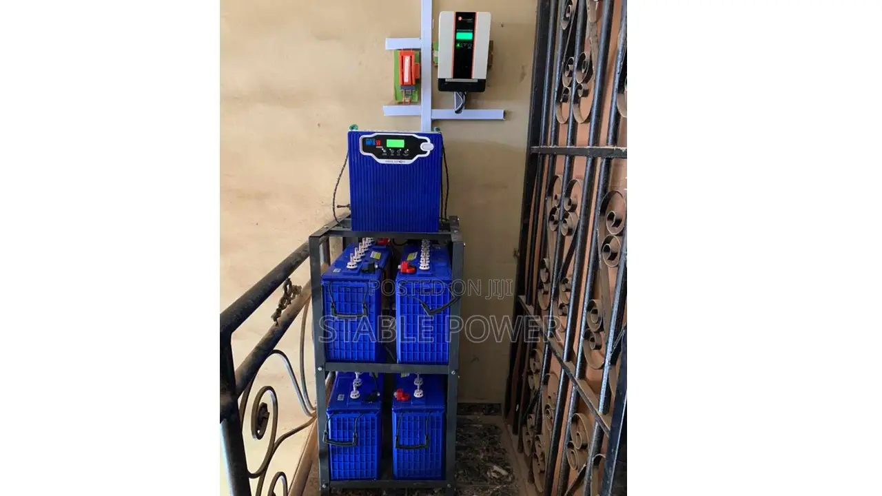 5kva 48v Inverter 4 Tubular Batteries And Panels