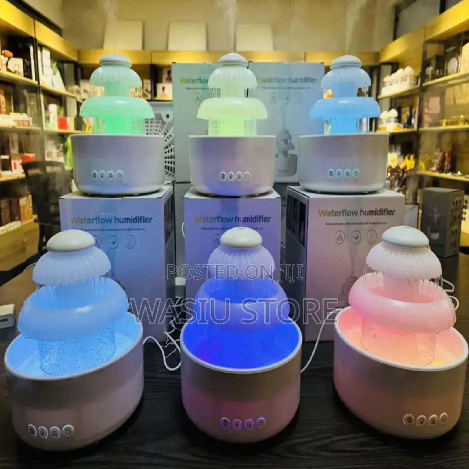 Water Droplet Humidifier With Free Oil