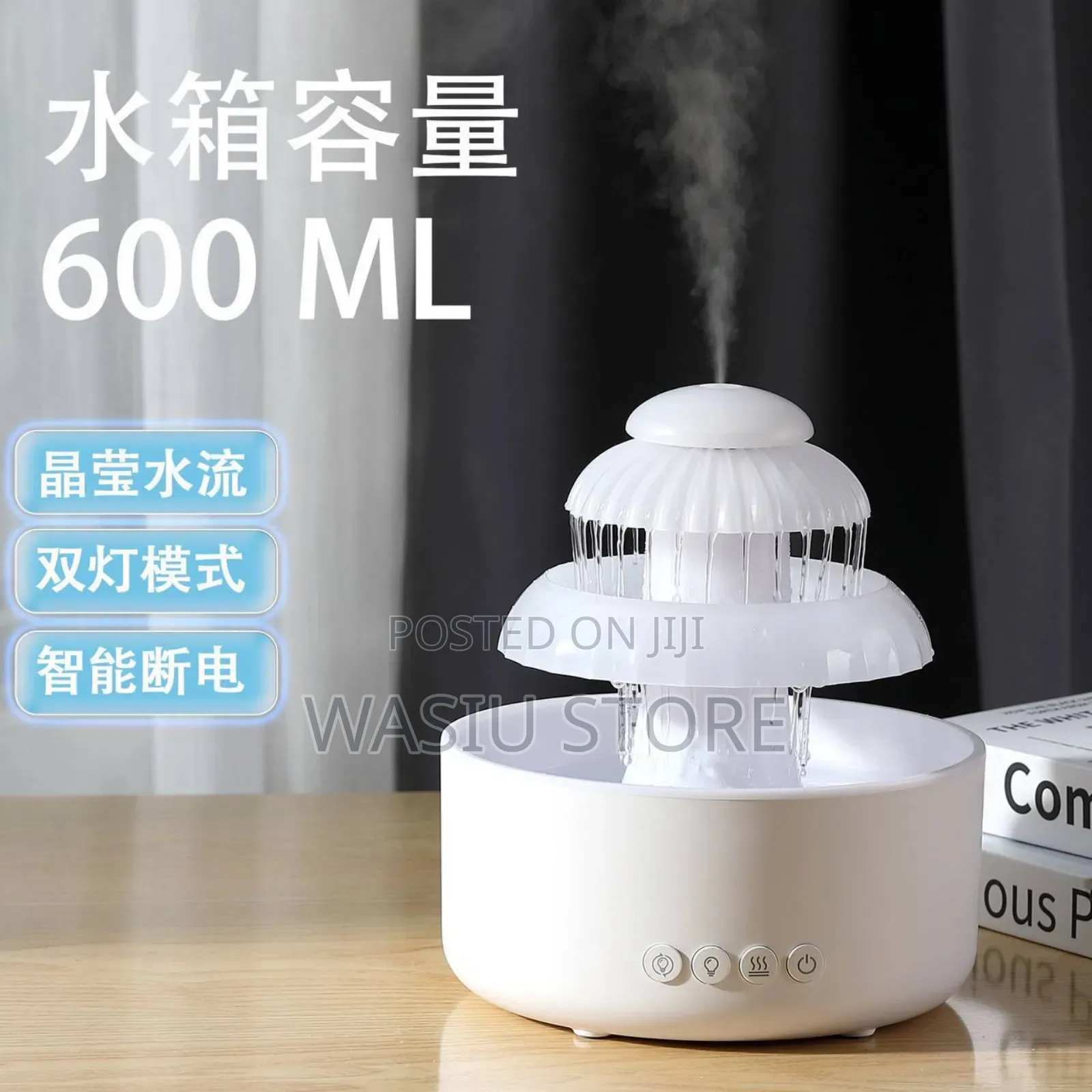 Water Droplet Humidifier With Free Oil