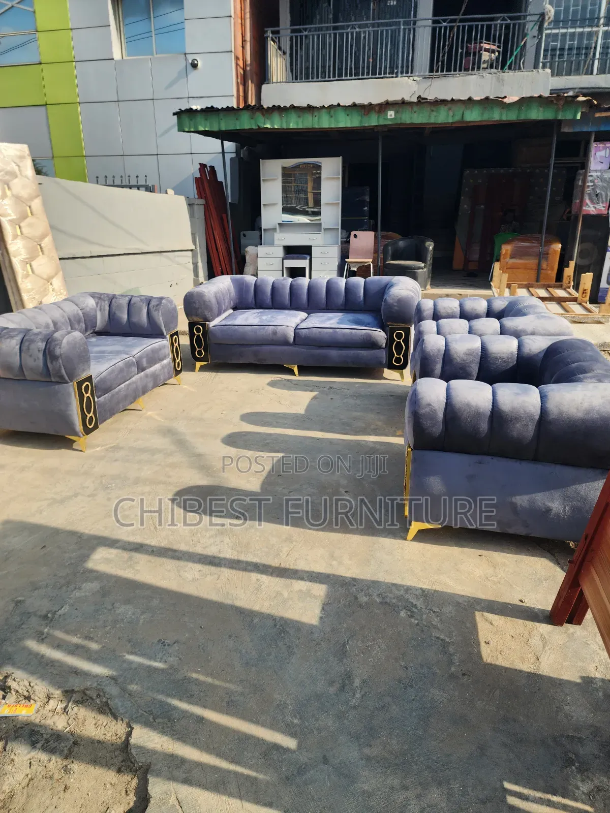 Padded Ulphostery 7 Seater Sofa Chair.