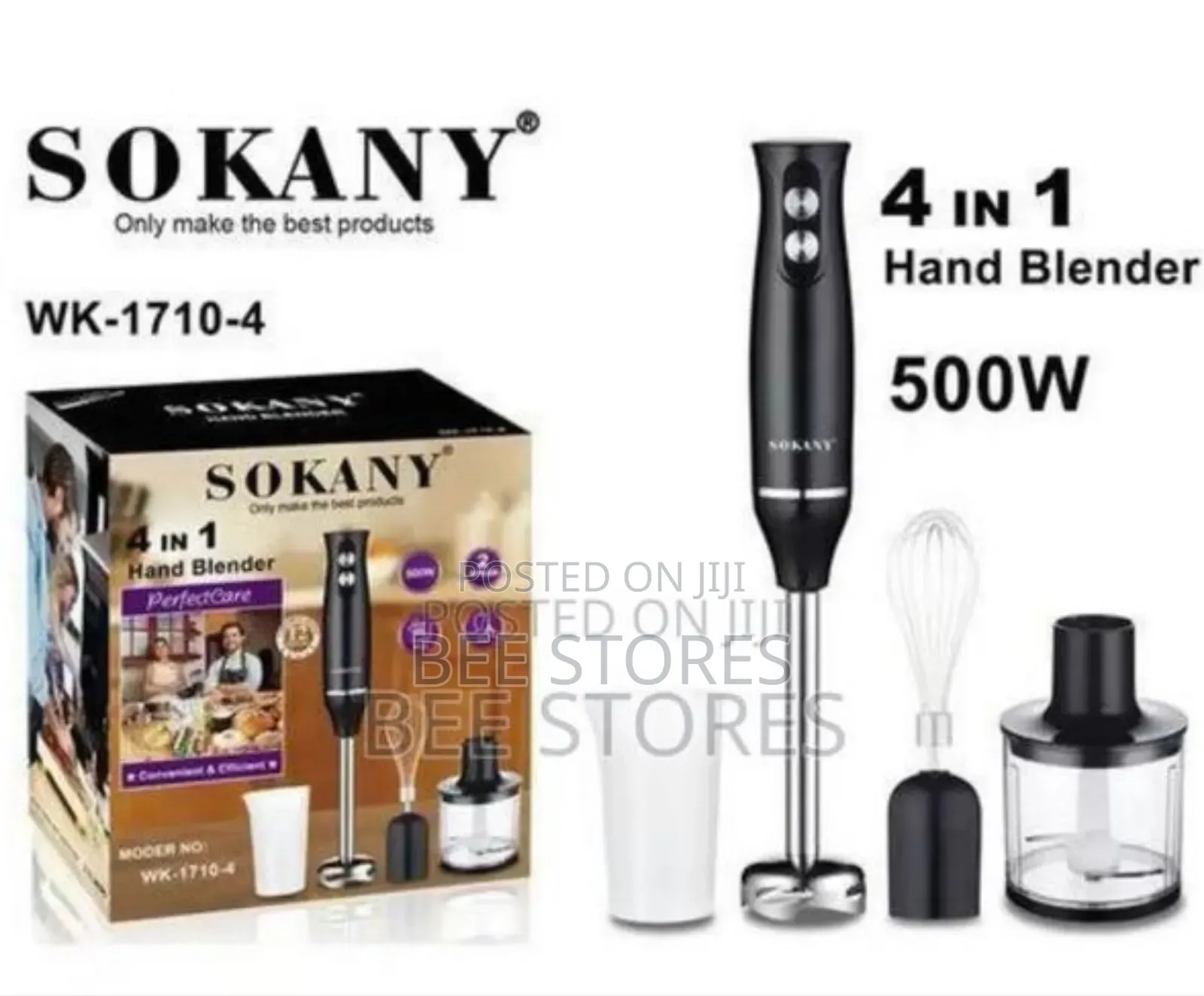 4in1 Hand Blender Whisker And Chopper