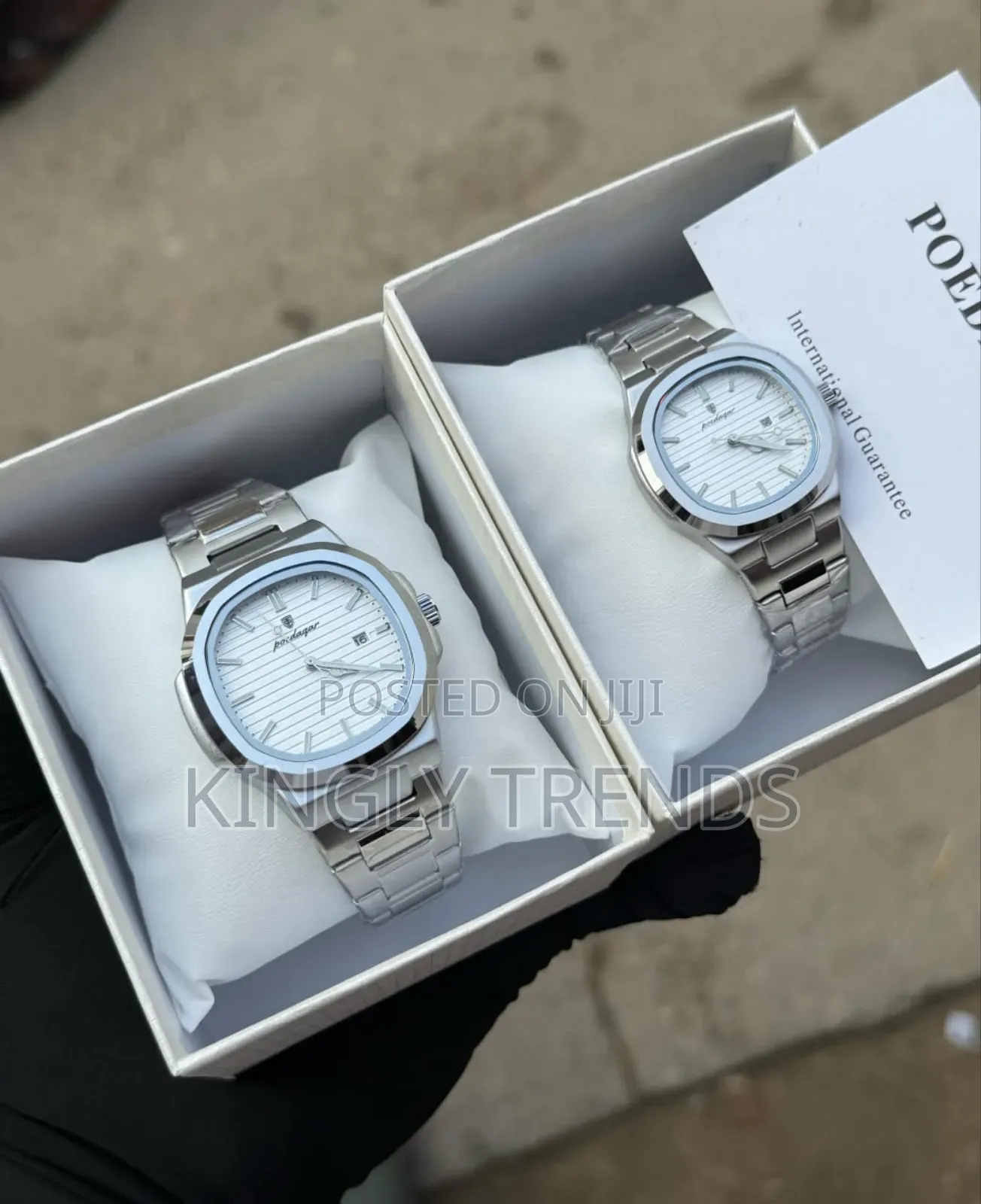 Poedagar Couples Chain Watch