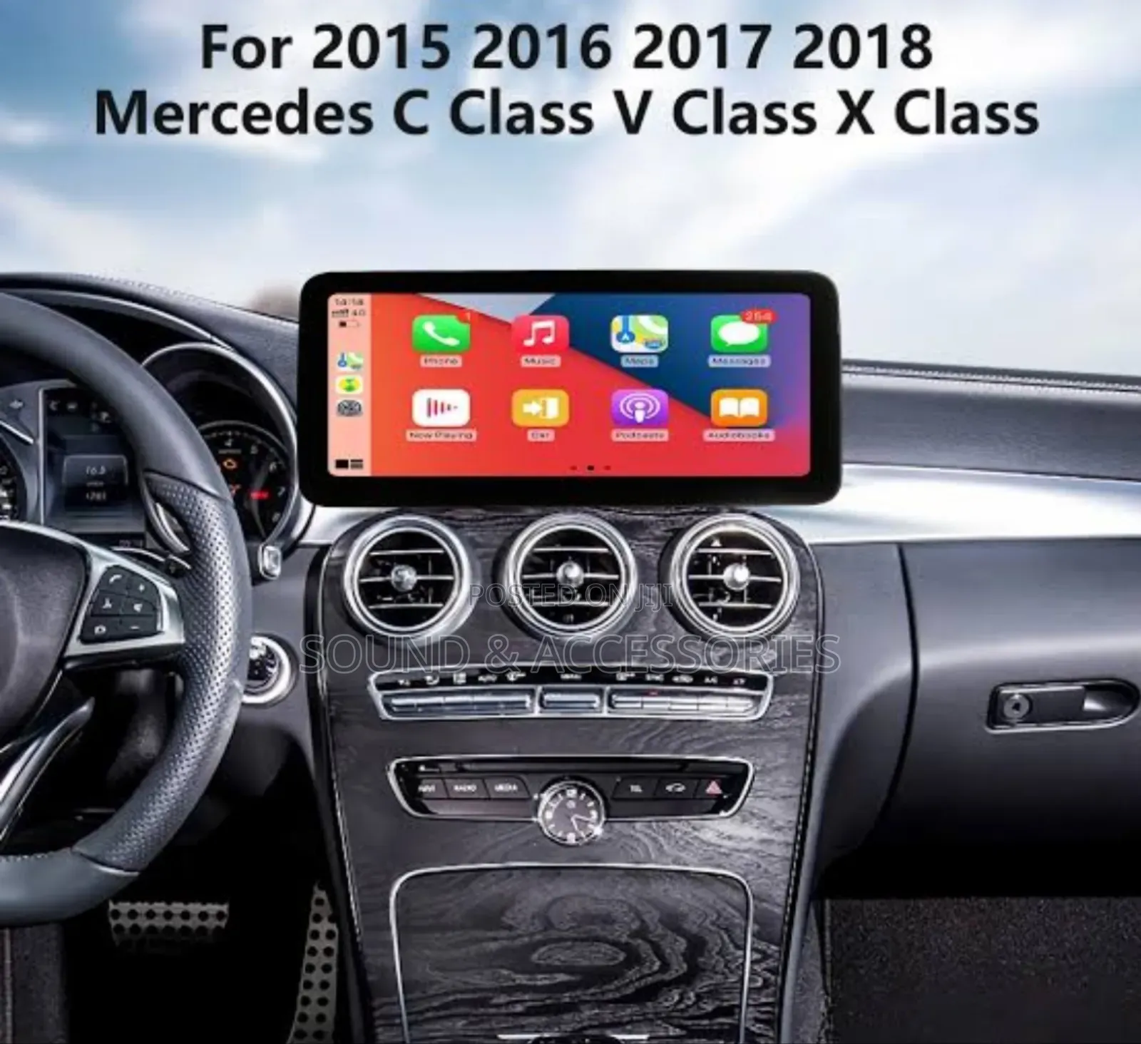 Mercedes C Class W205 C300 2015-18 Android GPS Navgtn System