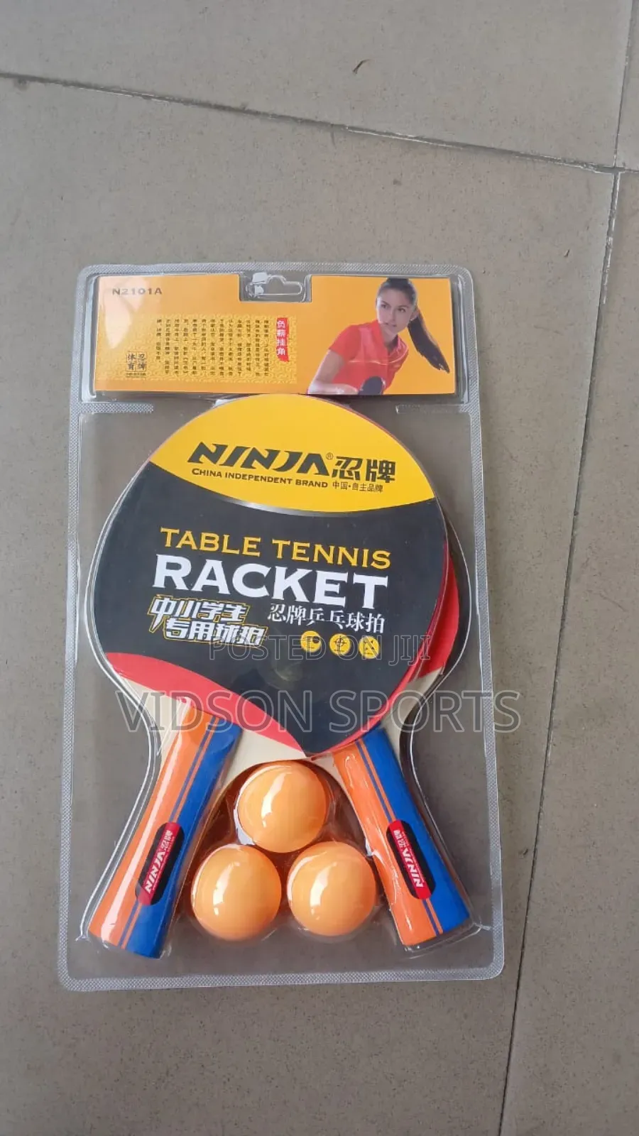 Ping Pong Bats and With Yellow Eggs