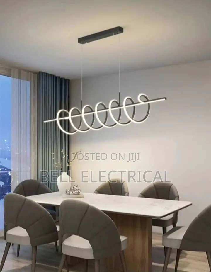 Modern Creative Spiral Led Pendant