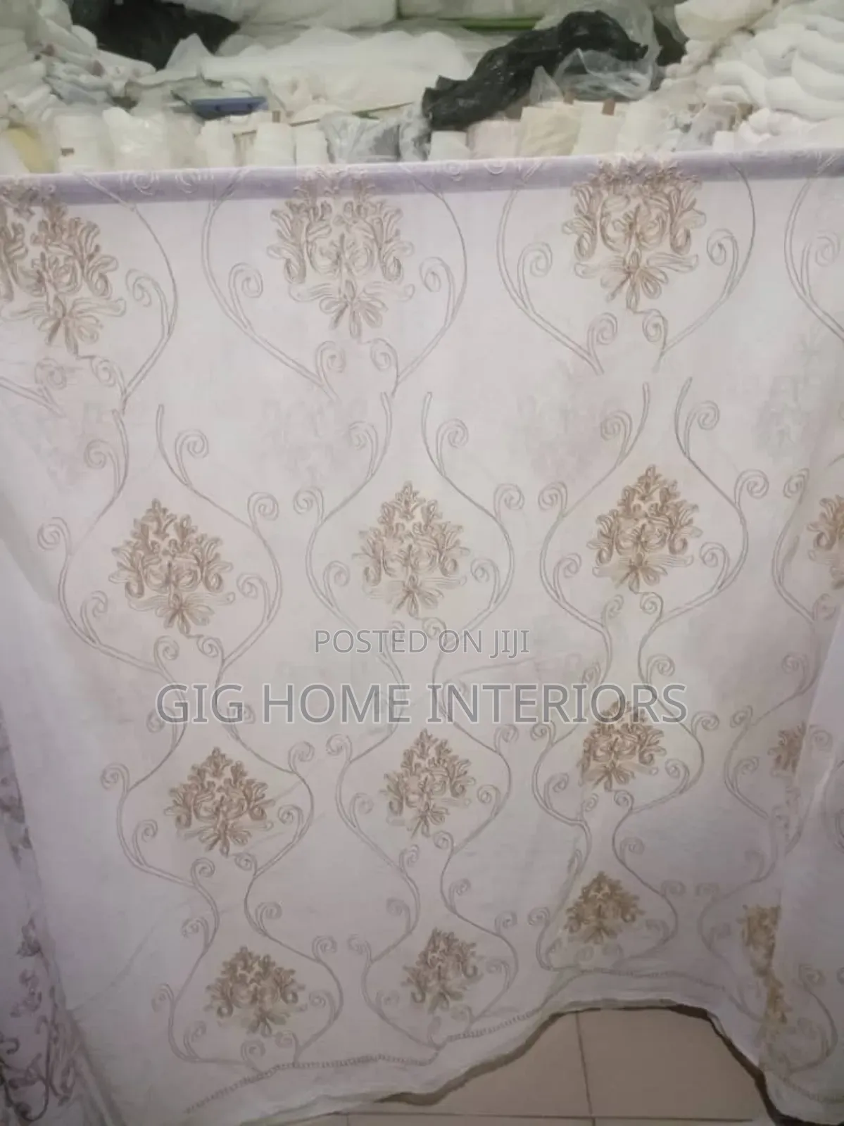 Luxury Lightning Floral Turkish Curtains