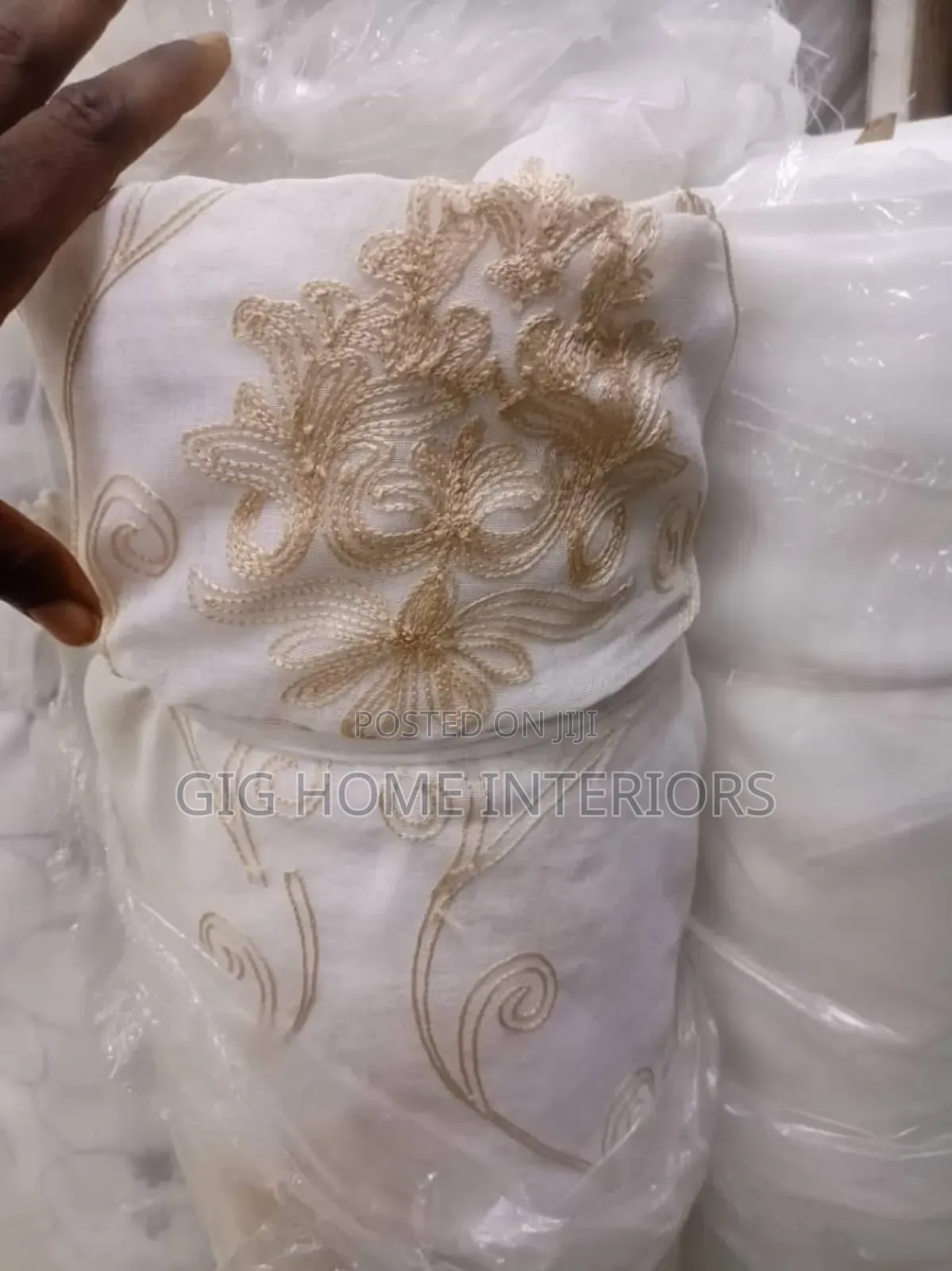 Luxury Lightning Floral Turkish Curtains