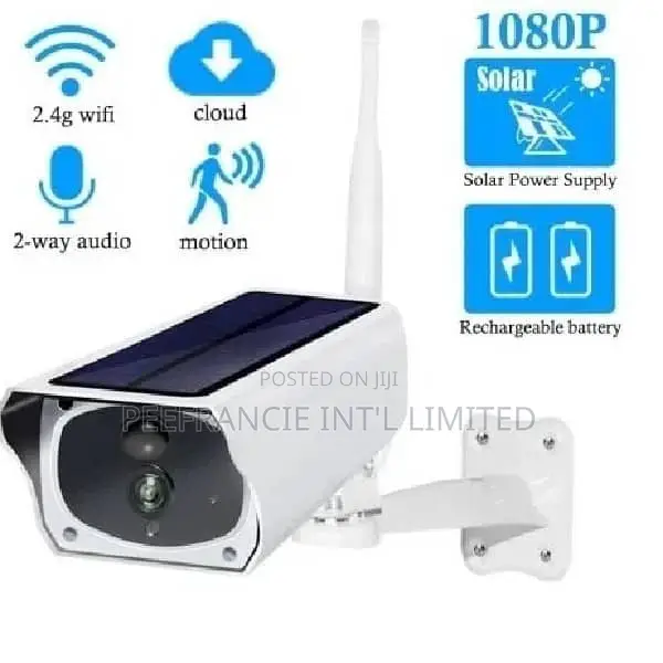 Low-Power Solar Wi-Fi Bullet Outdoor Camera