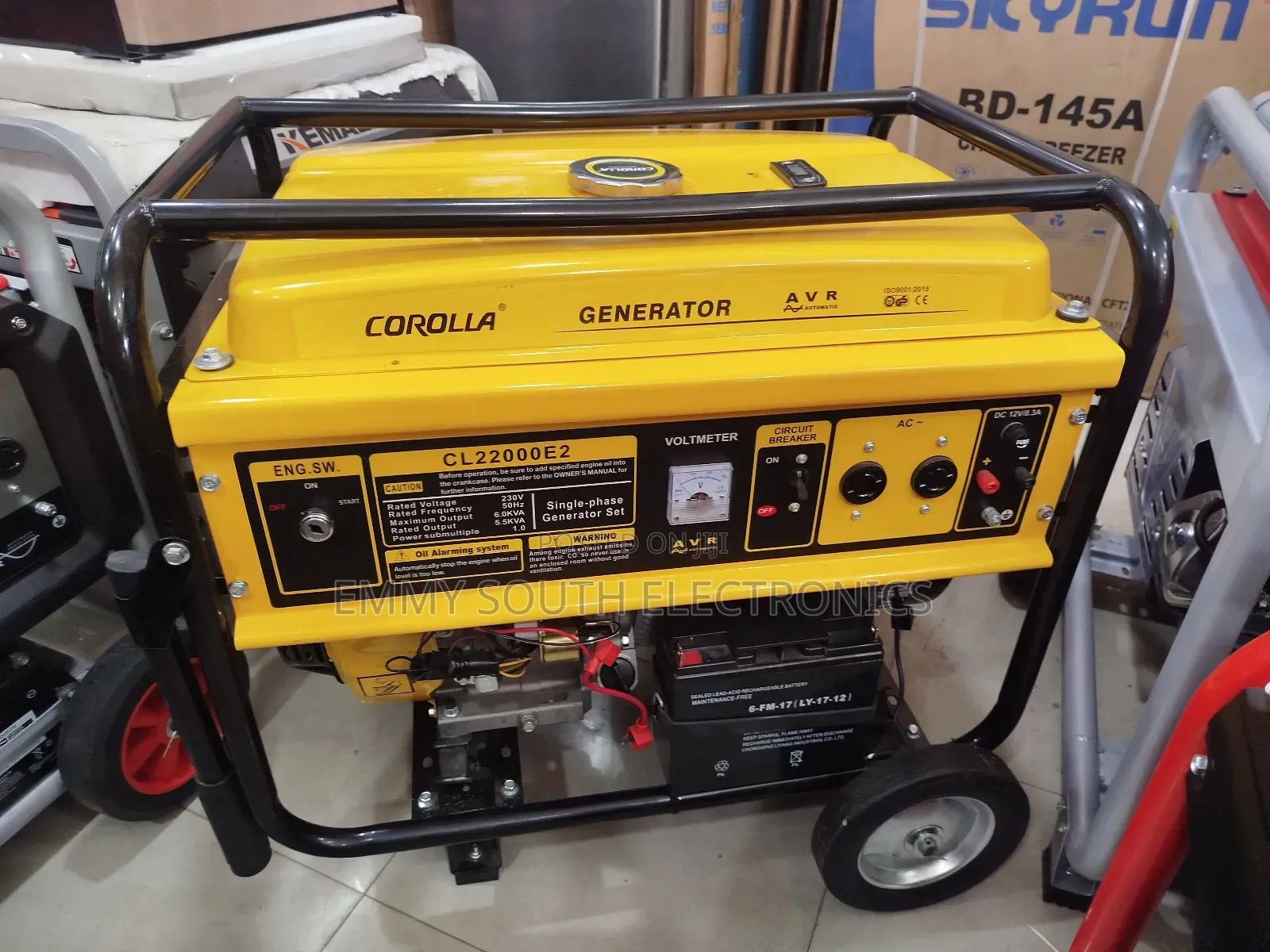 Corolla Petrol Generator 6.0 Kva