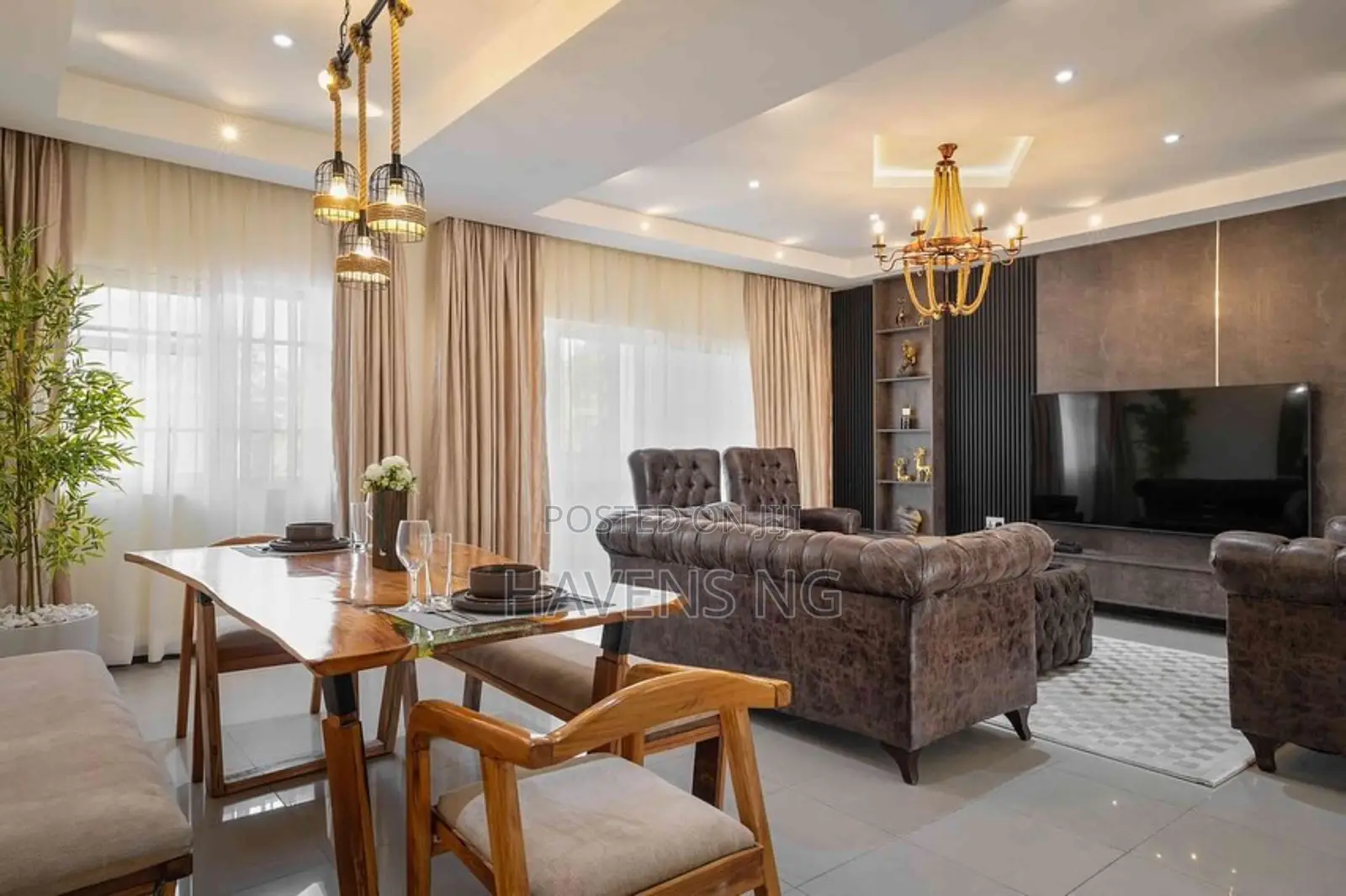 The King Luxury 3 Bedroom Apartment.