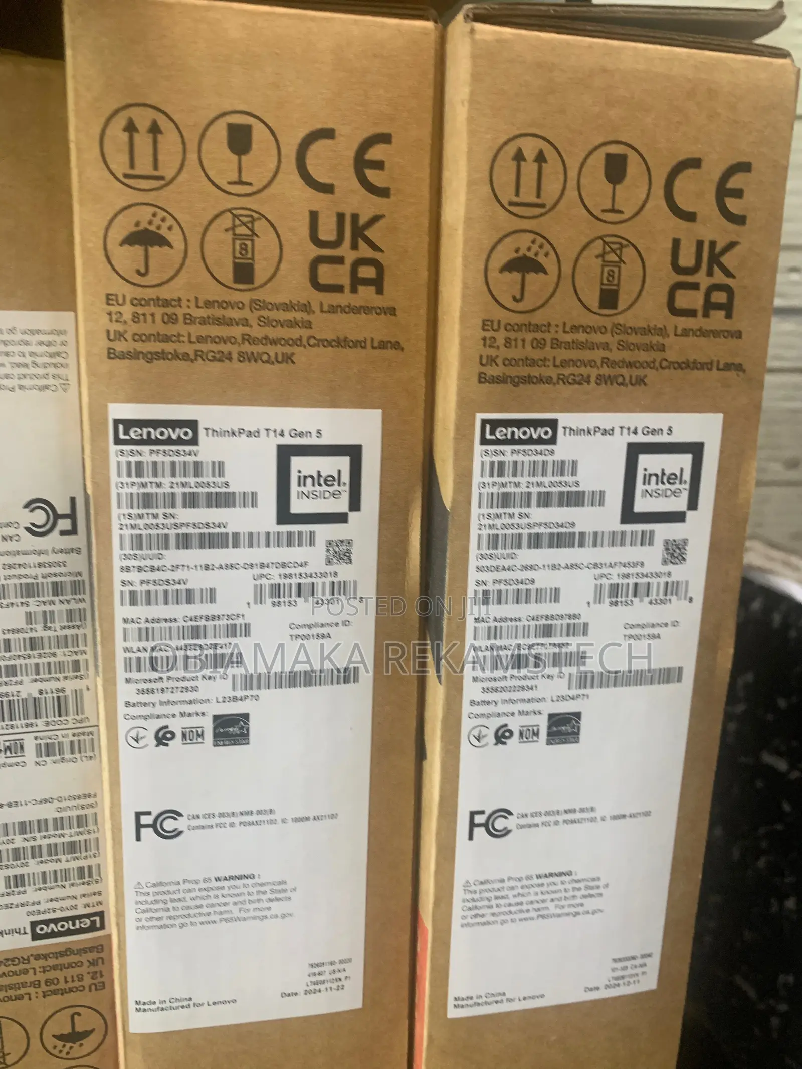 New Laptop Lenovo ThinkPad T14 16GB Intel Core I7 SSD 512GB