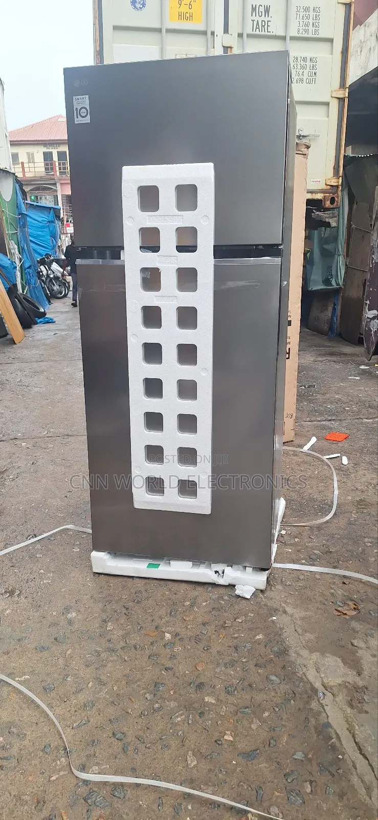New Lg 372l Inverter Double Door Fridge (85w) Super Cooling