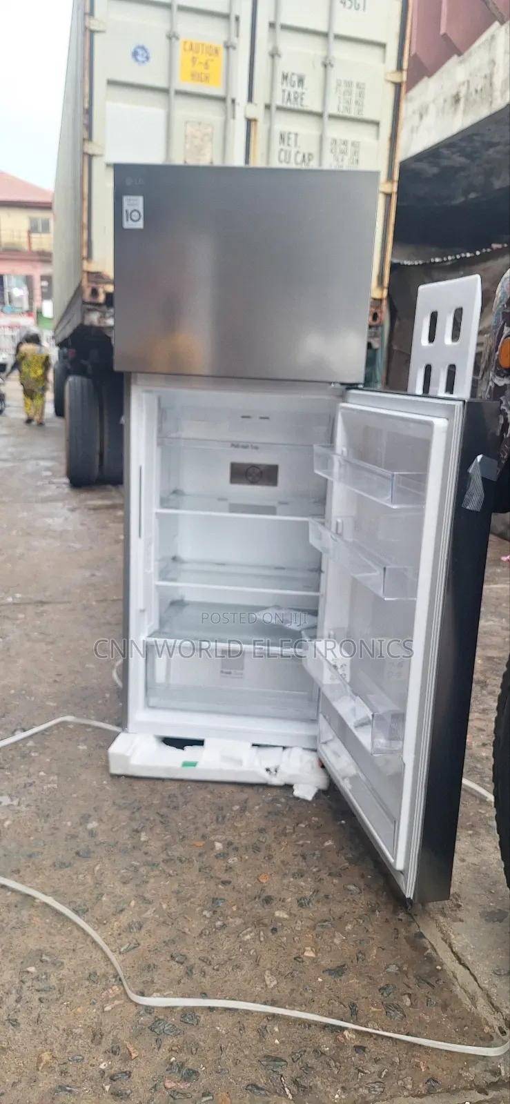 New Lg 372l Inverter Double Door Fridge (85w) Super Cooling