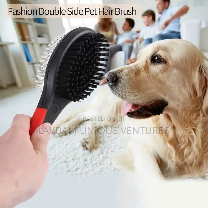 2 in 1 Double Sided Dog Brush for Pets Grooming
