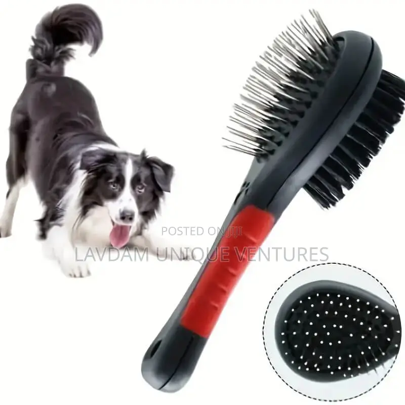 2 in 1 Double Sided Dog Brush for Pets Grooming