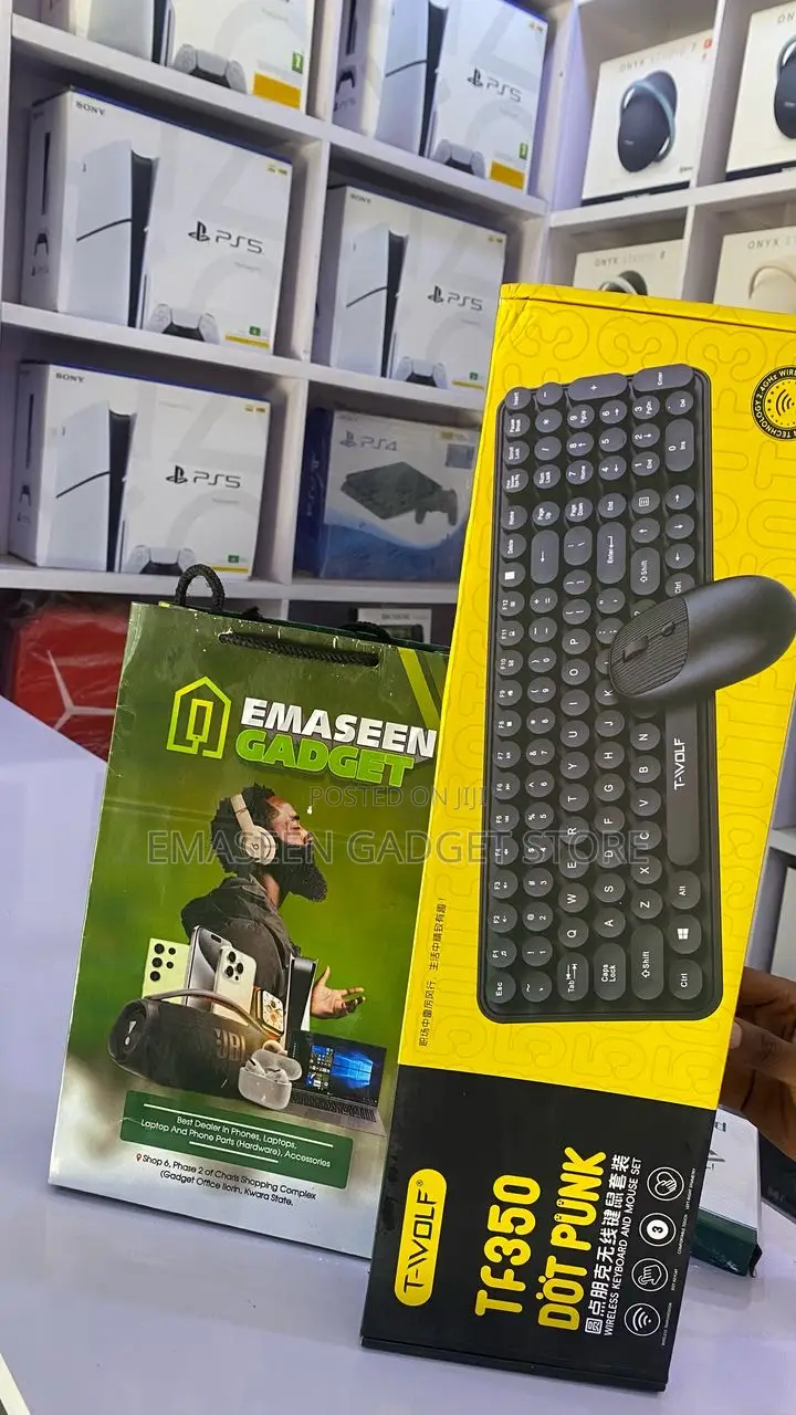 T-Wolf Tf350 Dot Punk Wireless Keyboard