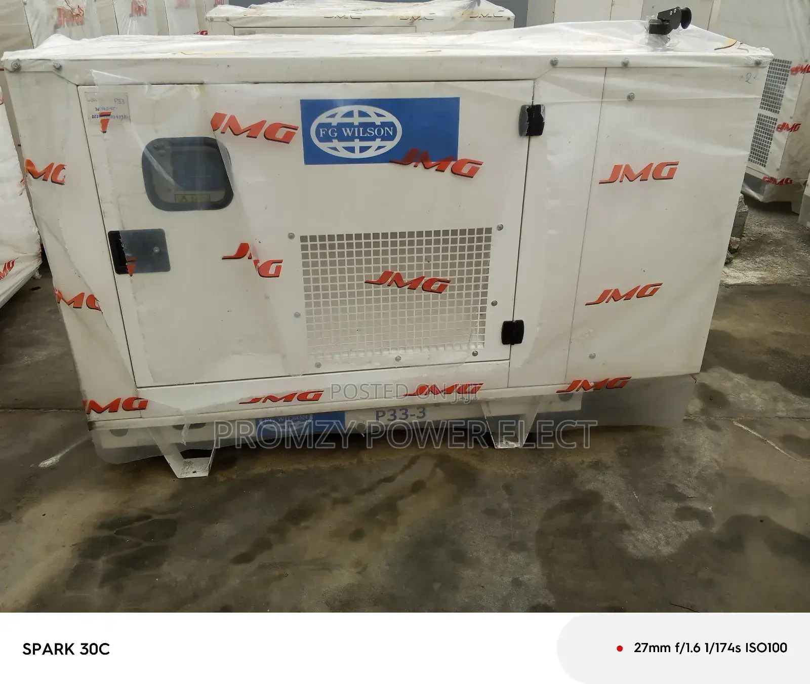 33kva Fg Wilson JMG Soundproof Generators