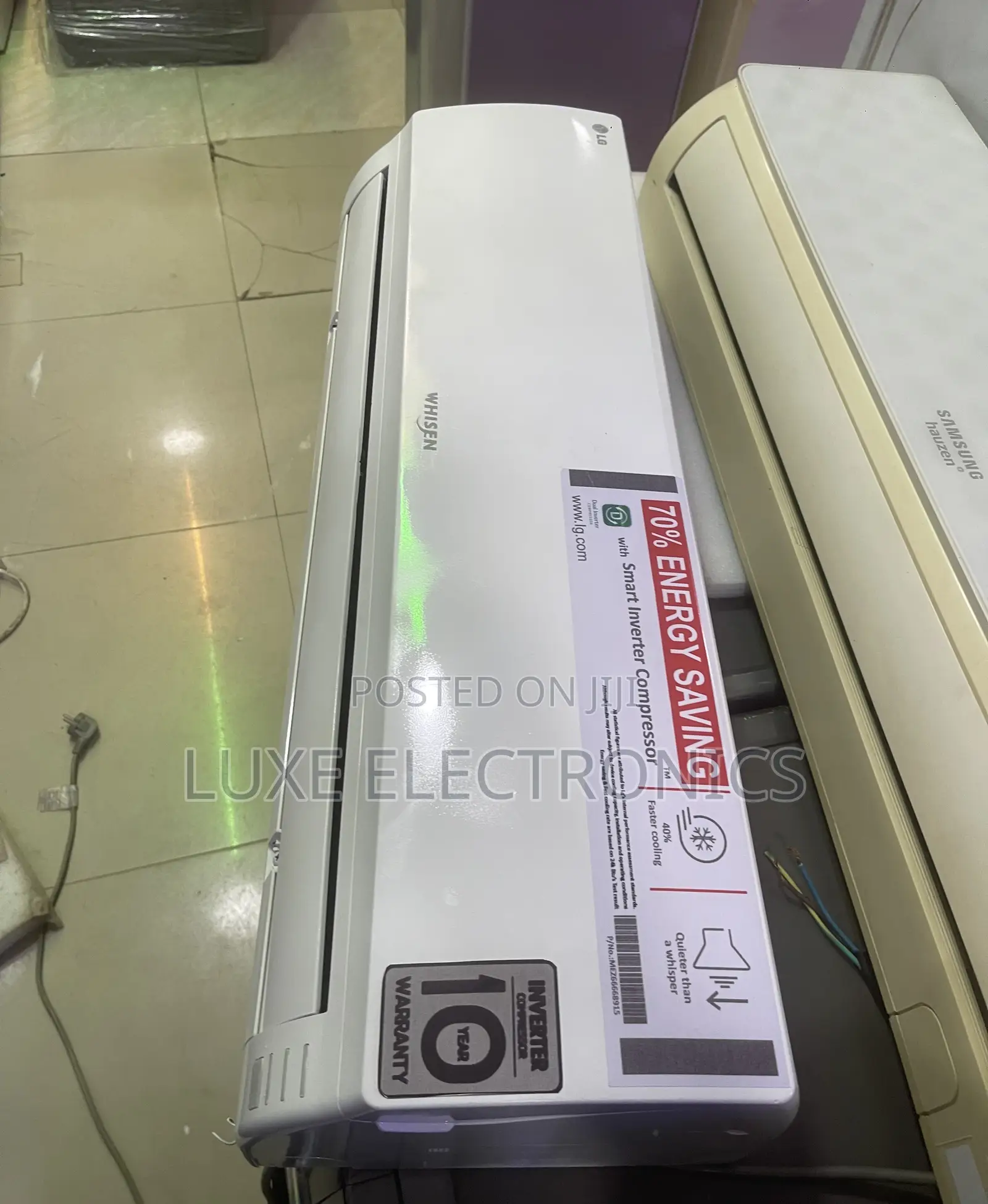 1hp Lg Inverter Split Unit Ac Direct Foreign Used