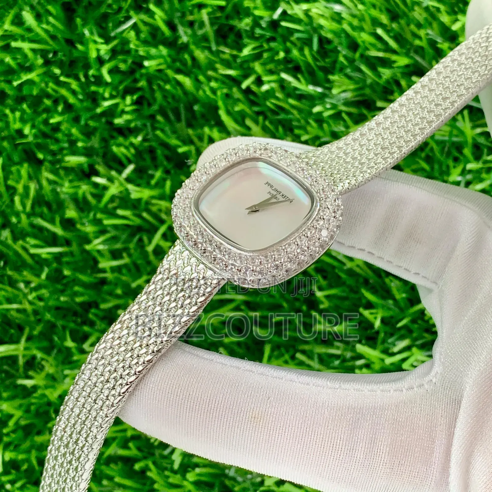 Original Patek Philippe Silver Stainless Steel Watch