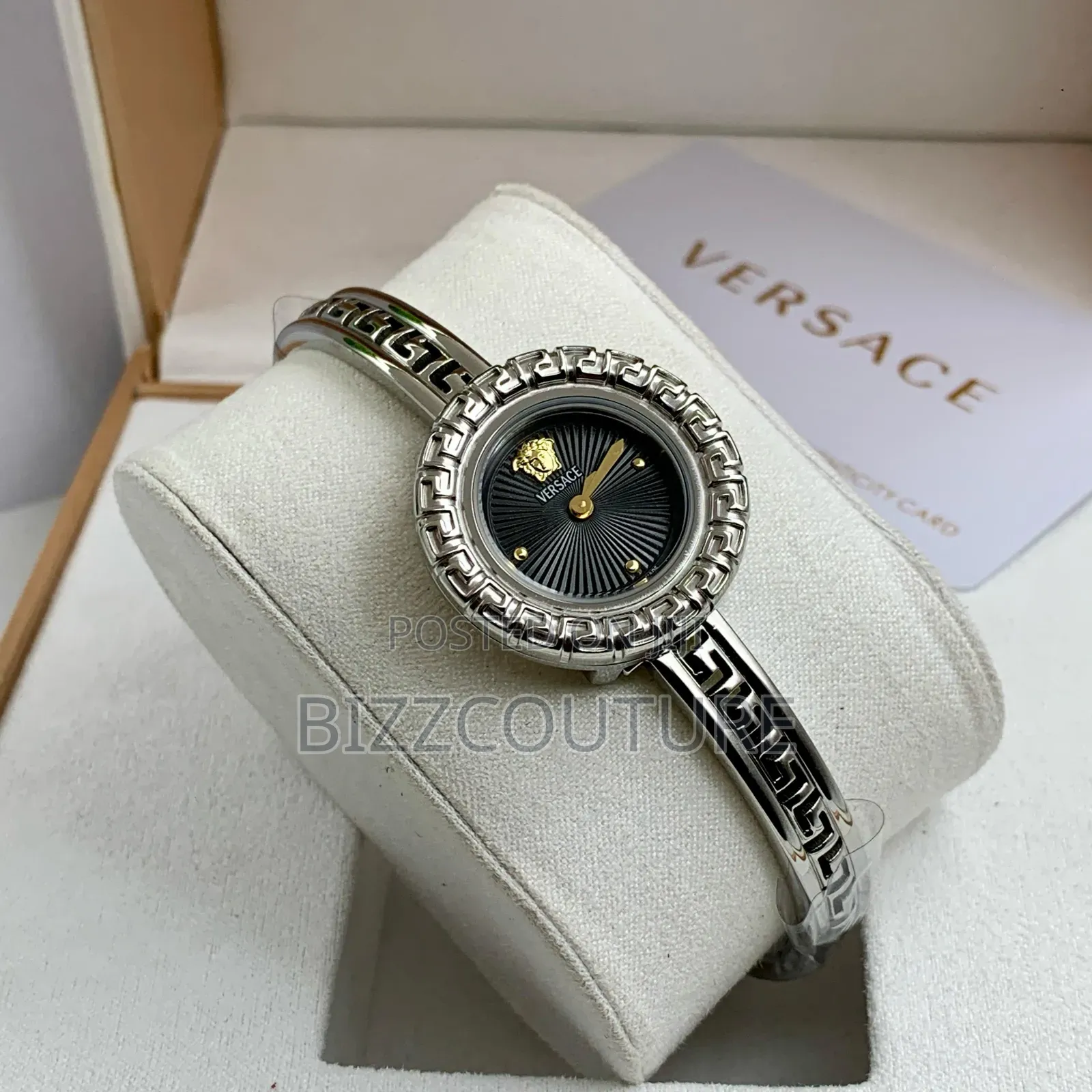 Original Versace Silver Stainless Steel Bracelet Watch