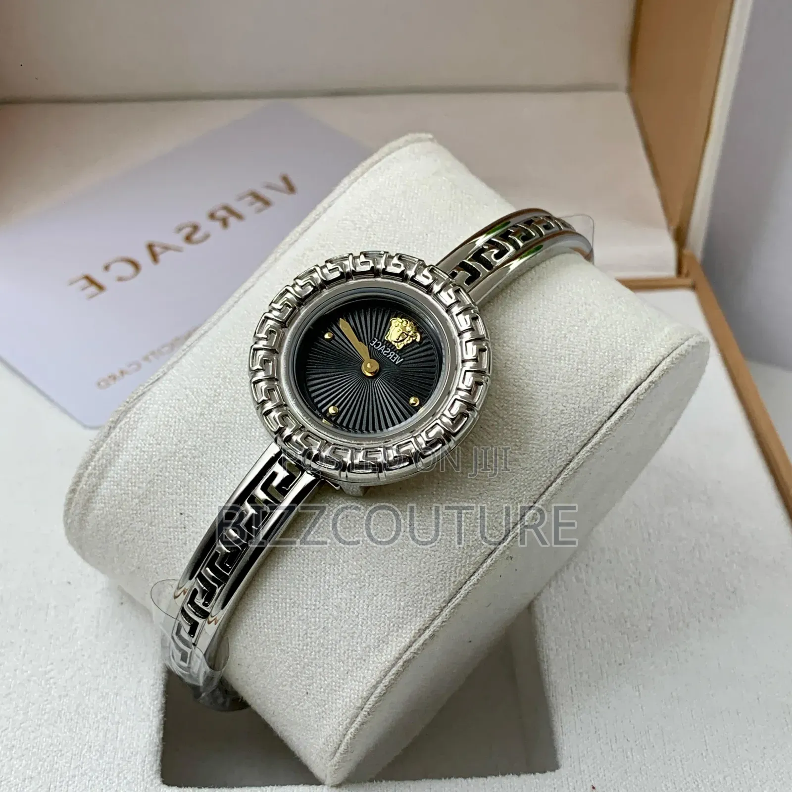 Original Versace Silver Stainless Steel Bracelet Watch