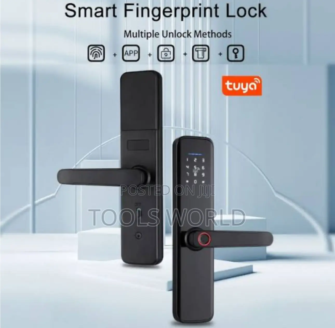 Tuya Wifi Electronic Door Lock With Biometric Fingerprint