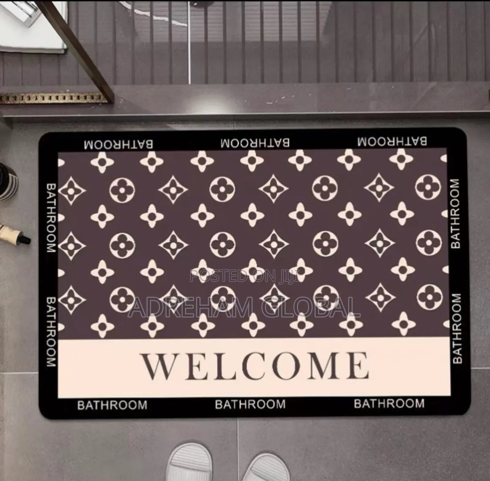 Bear Design Silicon Quick Drying/Water Absorbent Footmat
