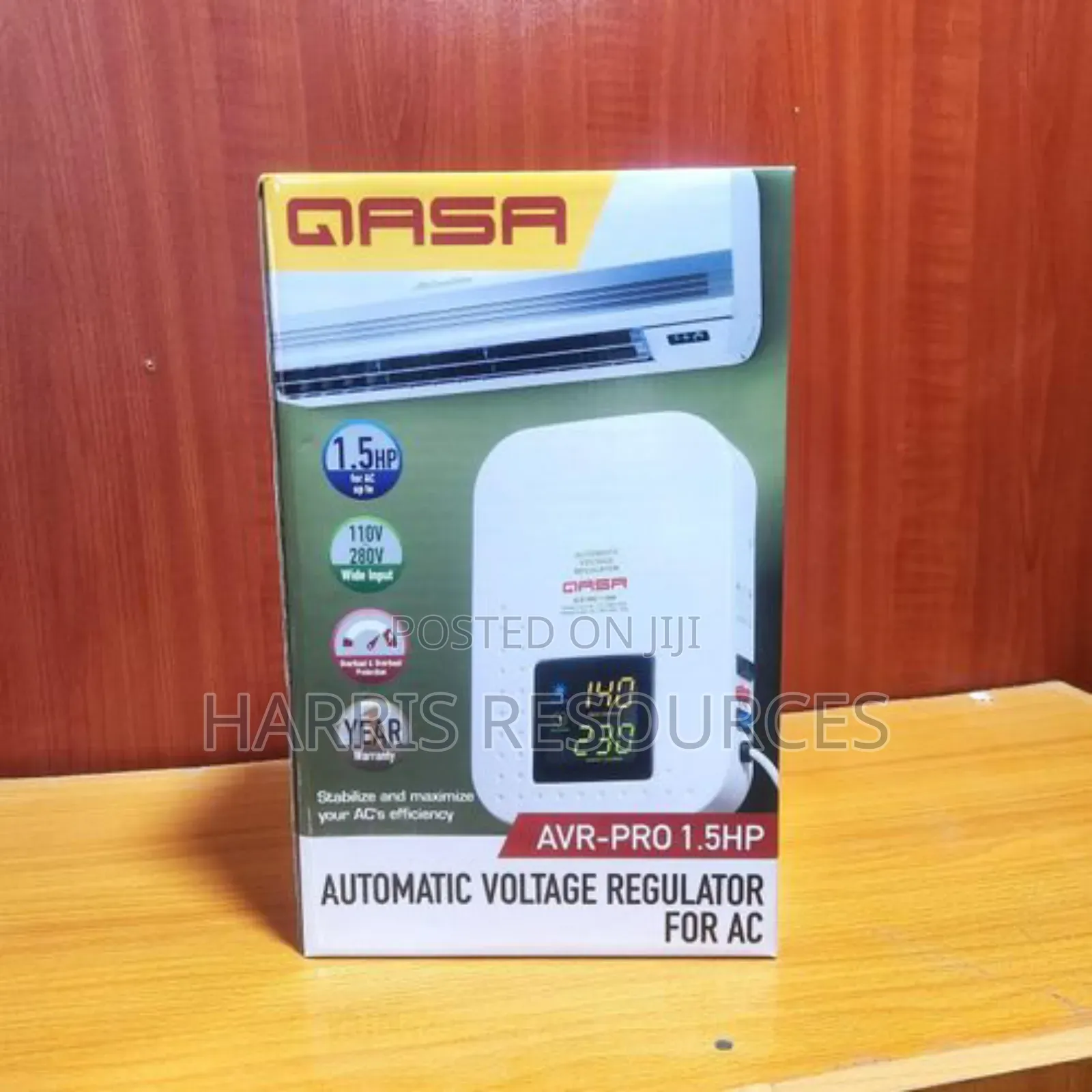 Qasa Wall Mount Automatic Voltage Stabilizer 1.5hp