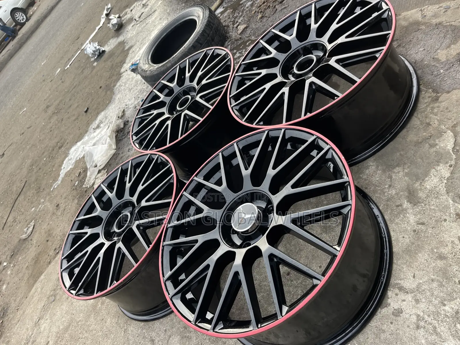 19” Inch Alloyed Wheel Gloss Black for Mercedes Benz
