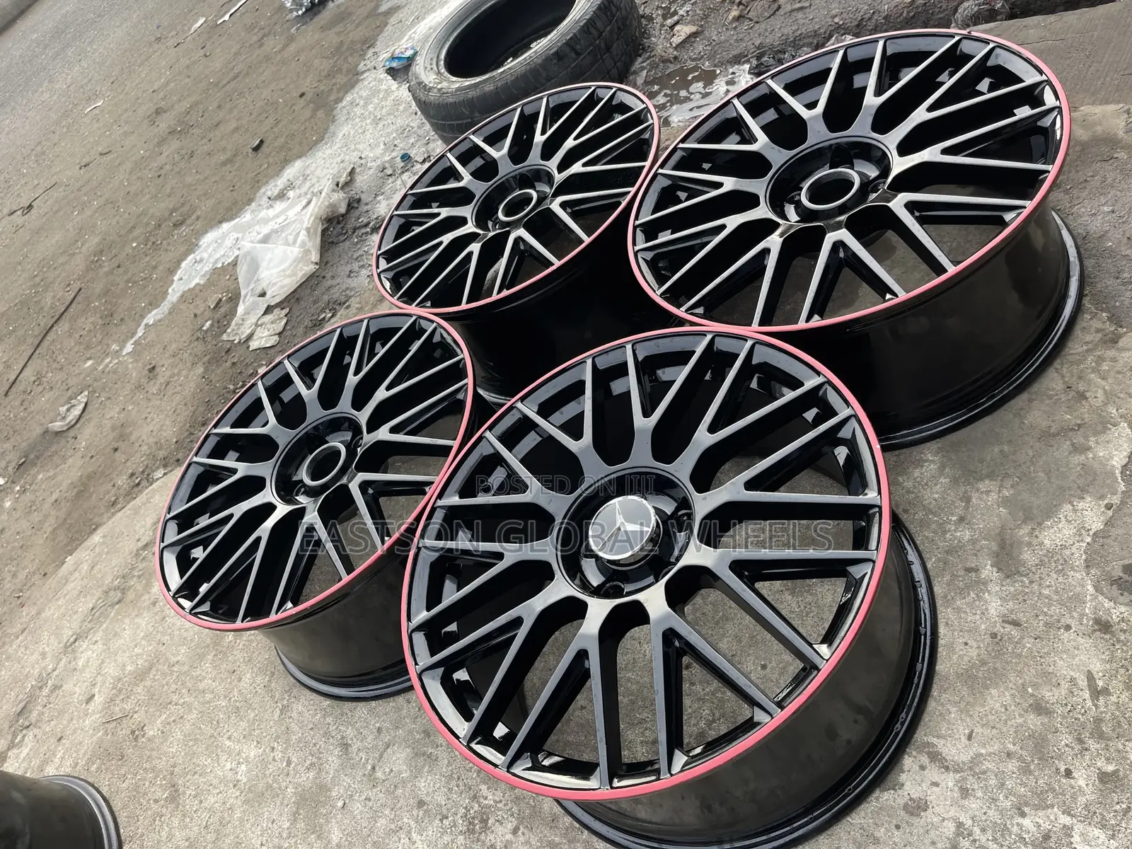 19” Inch Alloyed Wheel Gloss Black for Mercedes Benz