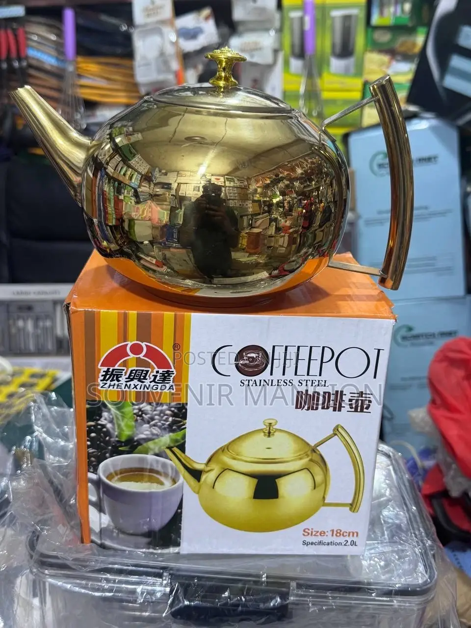 2 Liters Coffee Pot Stainless Steel
