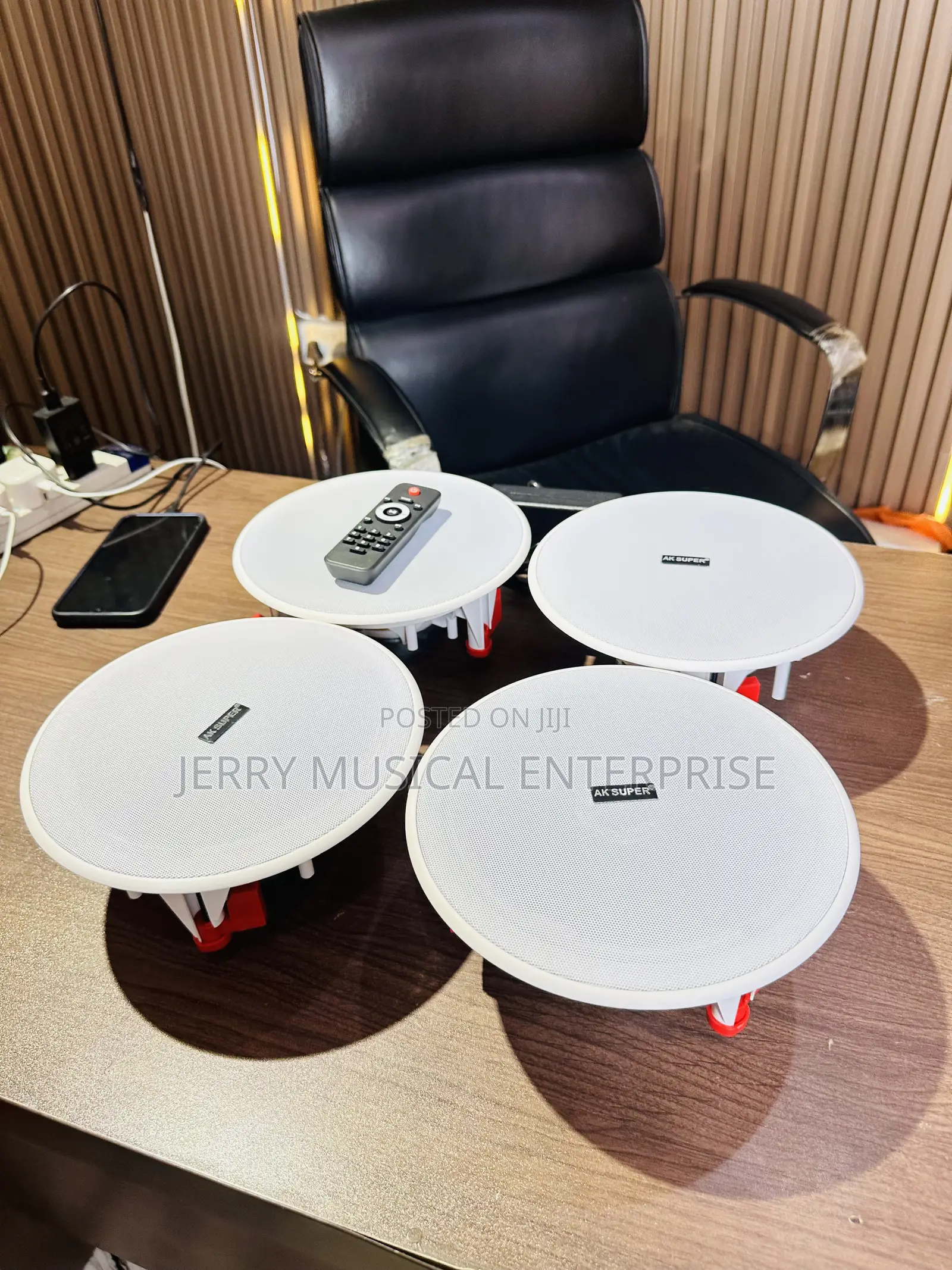 4in1 Bluetooth Celing Speaker With Remote And Framless